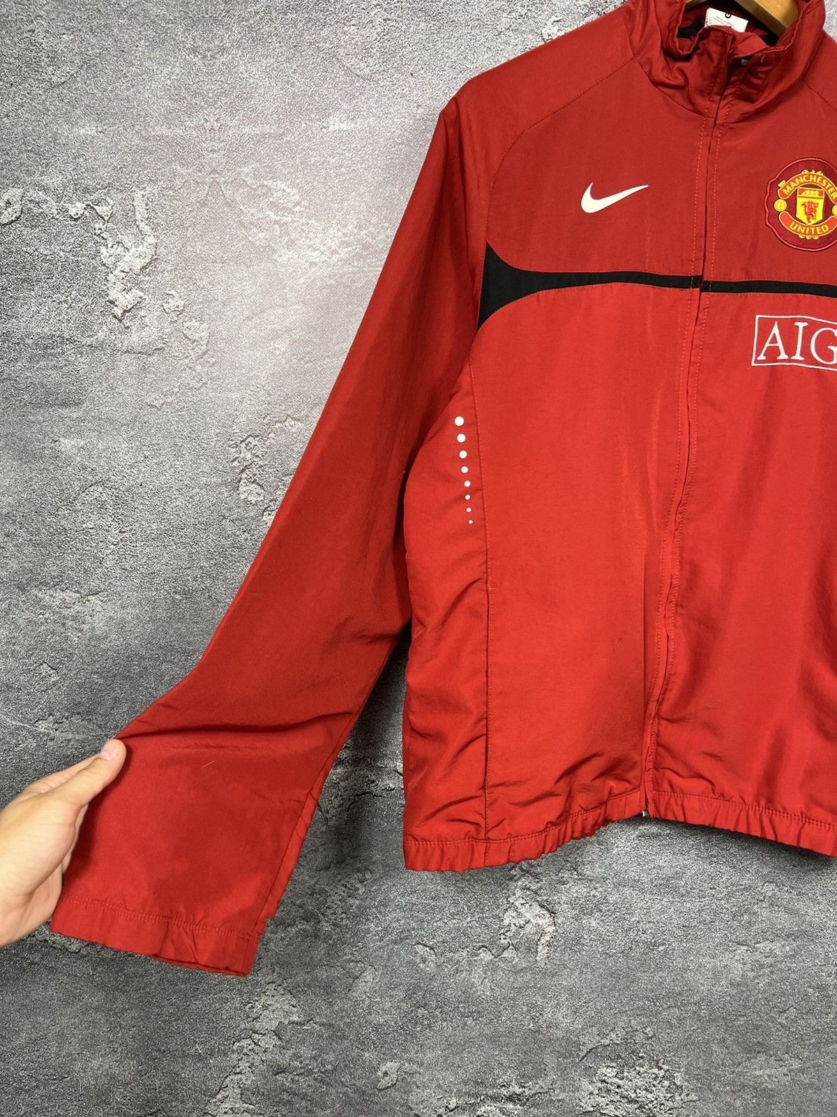 Nike Vintage 2009 Nike Manchester United Nylon Track Top Jacket Size US S / EU 44-46 / 1 - 6 Thumbnail