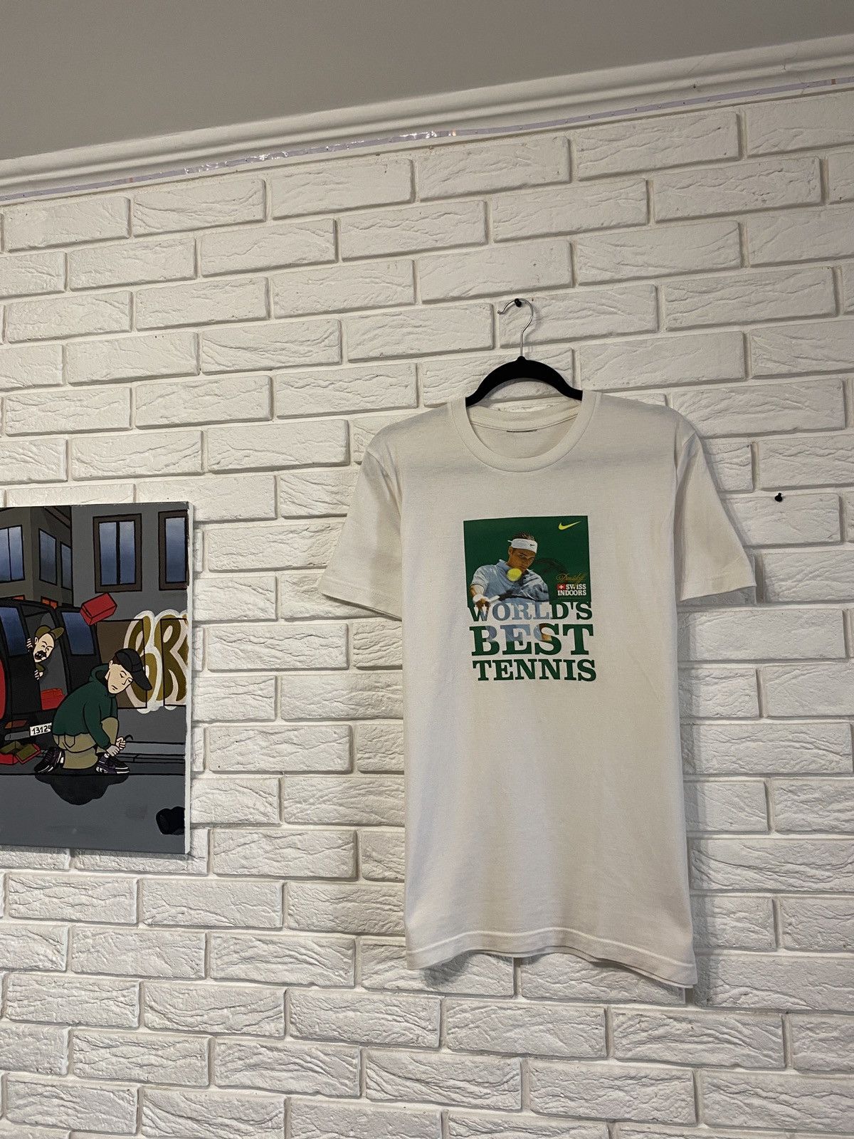 Vintage Vintage Nike Roger Federer World Best Tennis T-Shirt Size US M / EU 48-50 / 2 - 1 Thumbnail