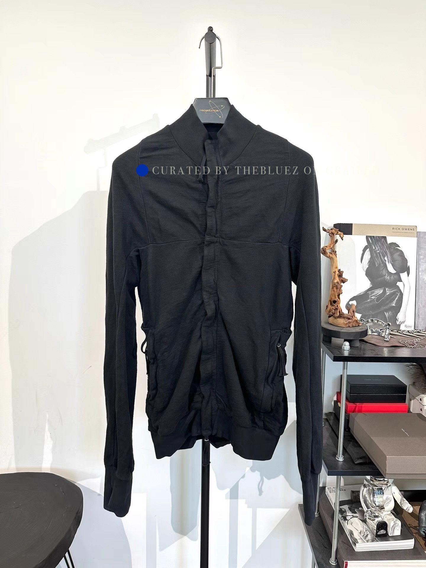 Boris Bidjan Saberi Technical Stand Collar Jacket in Black Size US M / EU 48-50 / 2 - 1 Thumbnail