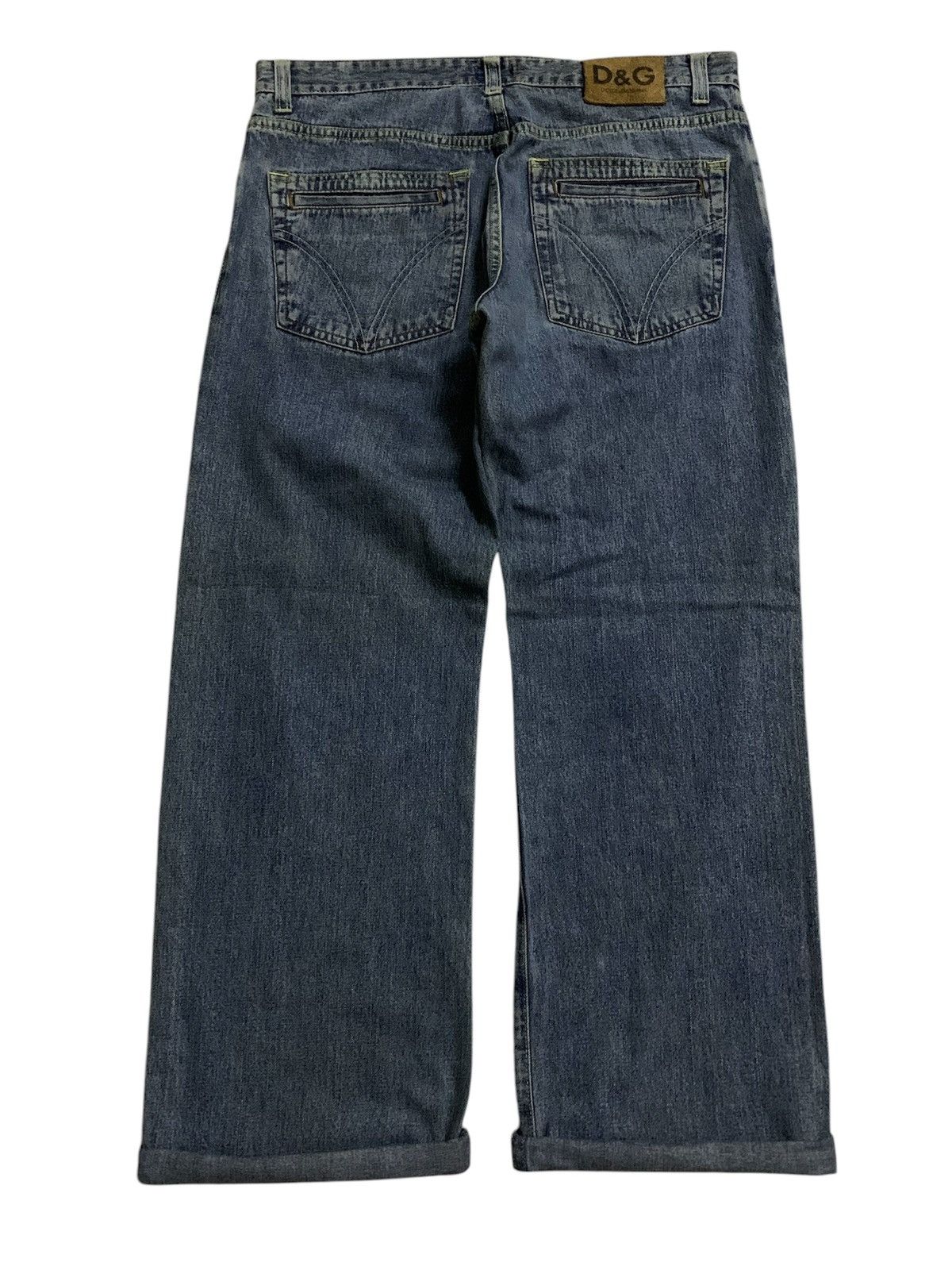 Dolce & Gabbana 💥D&G Dolce&Gabbana Donut Button Denim Size US 33 - 4 Thumbnail