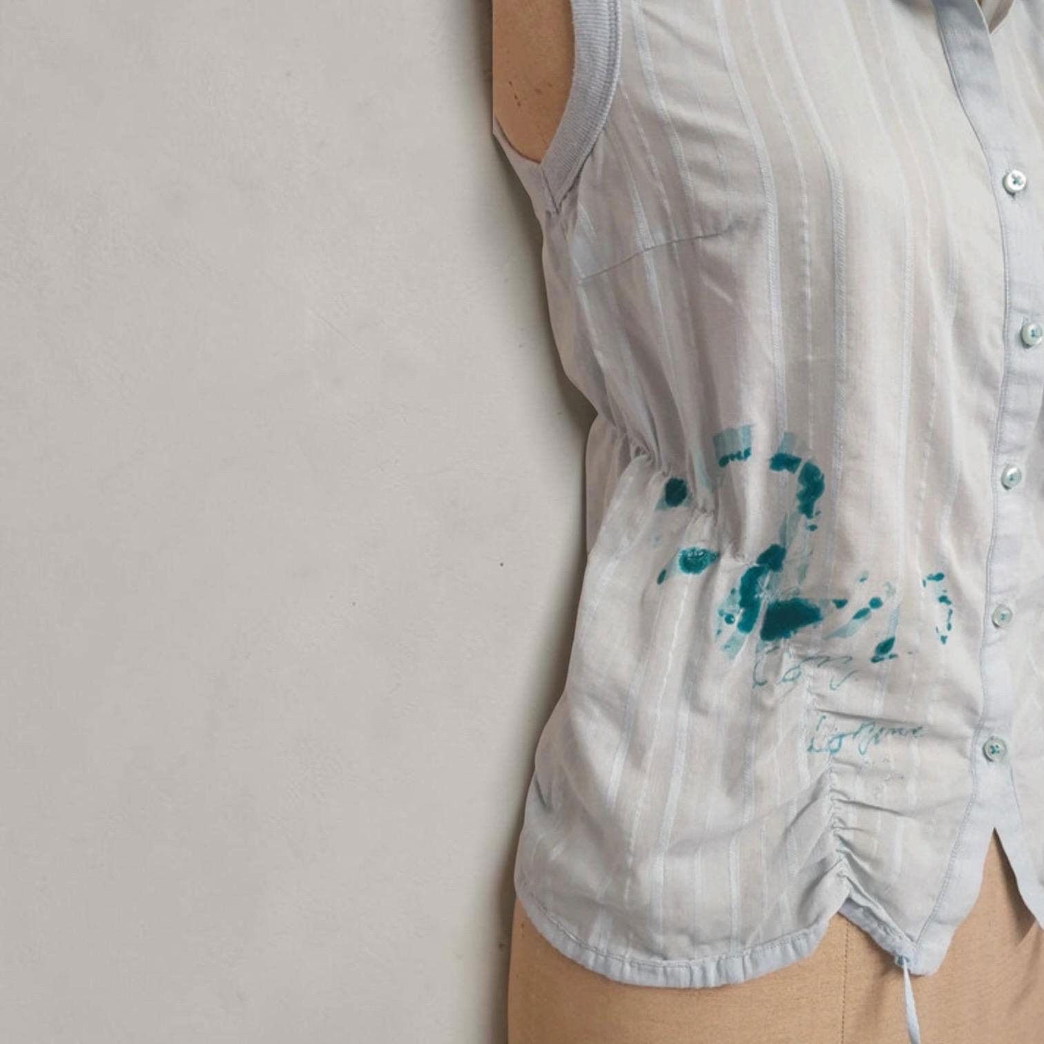 Other The Cop Copine Big Number Ruched Shirt Size ONE SIZE - 4 Thumbnail