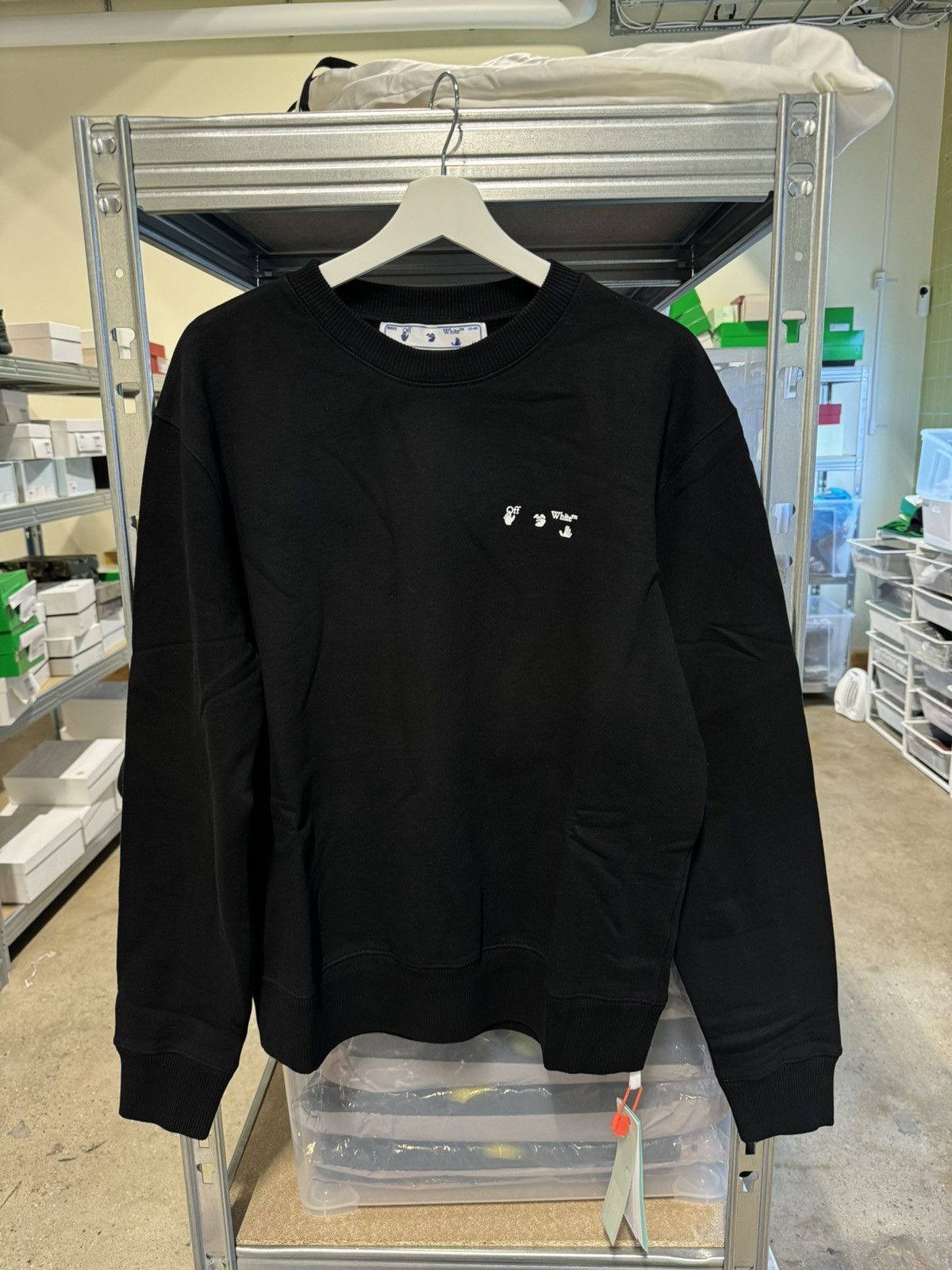 Off-White Off-White Logo Sweatshirt NEW 650$ Size US M / EU 48-50 / 2 - 1 Thumbnail