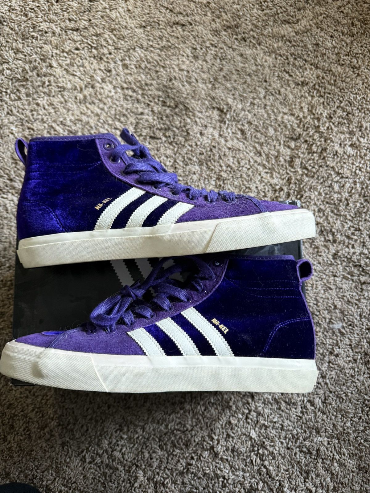 Adidas ADIDAS X Nakel Smith Velvet Adidas Matchcourt Size US 9.5 / EU 42-43 - 1 Thumbnail