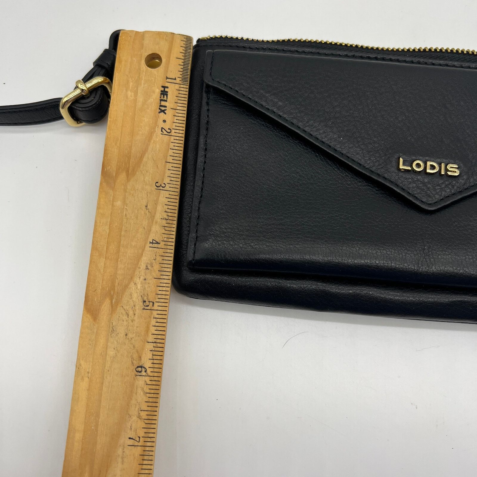 Other LODIS Women Crossbody Purse Black Leather Small Handbags Size ONE SIZE - 5 Thumbnail