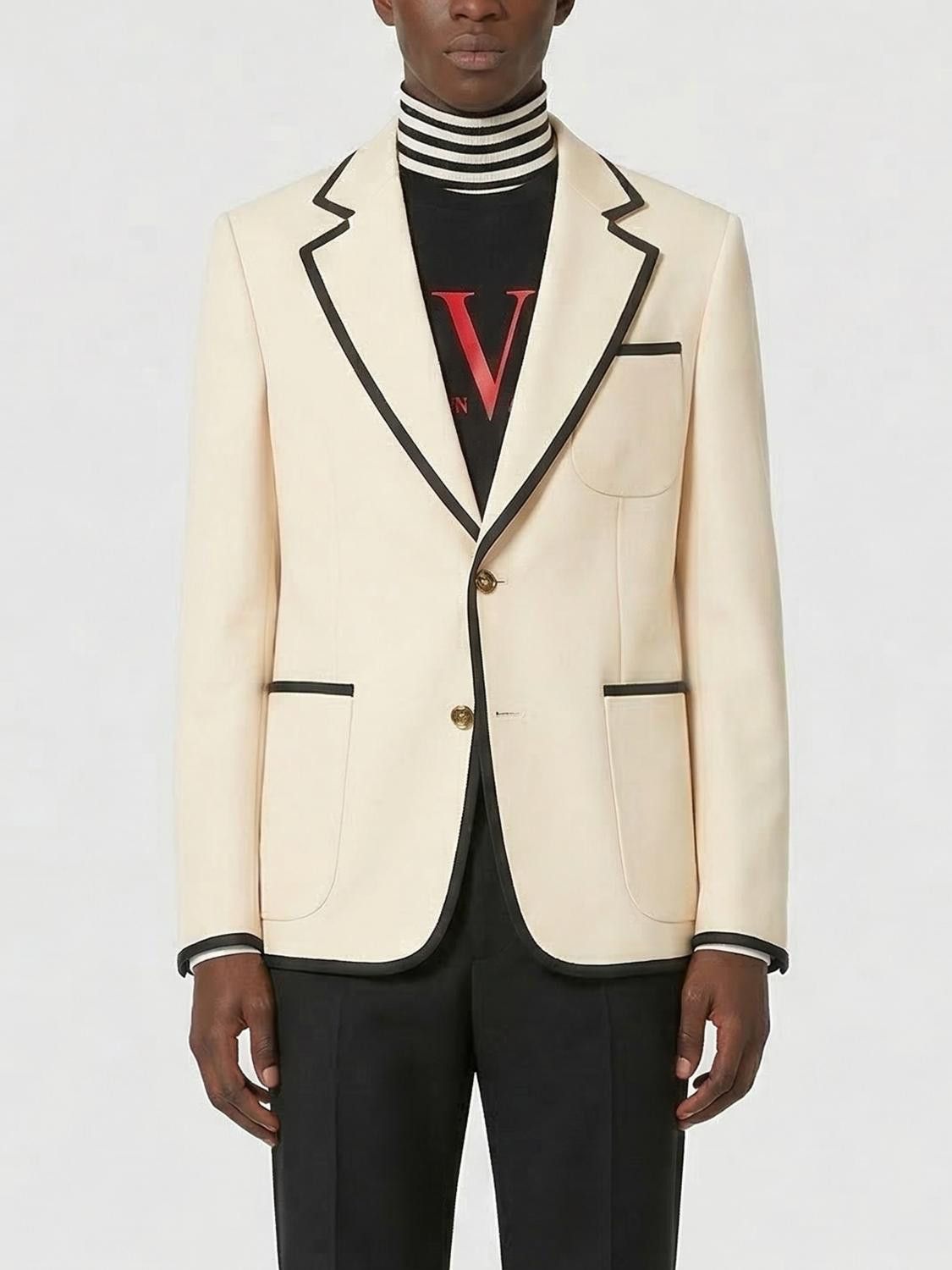 Valentino Valentino Jacket Men Butter Size US M / EU 48-50 / 2 - 1 Thumbnail