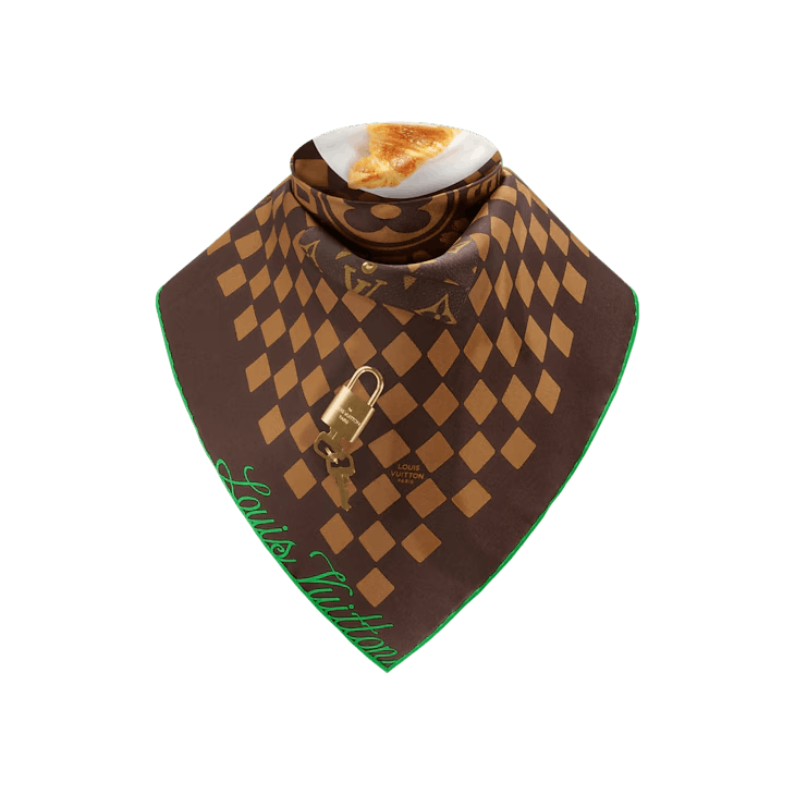 Louis Vuitton Parisian Breakfast Bandana Size ONE SIZE - 2 Thumbnail