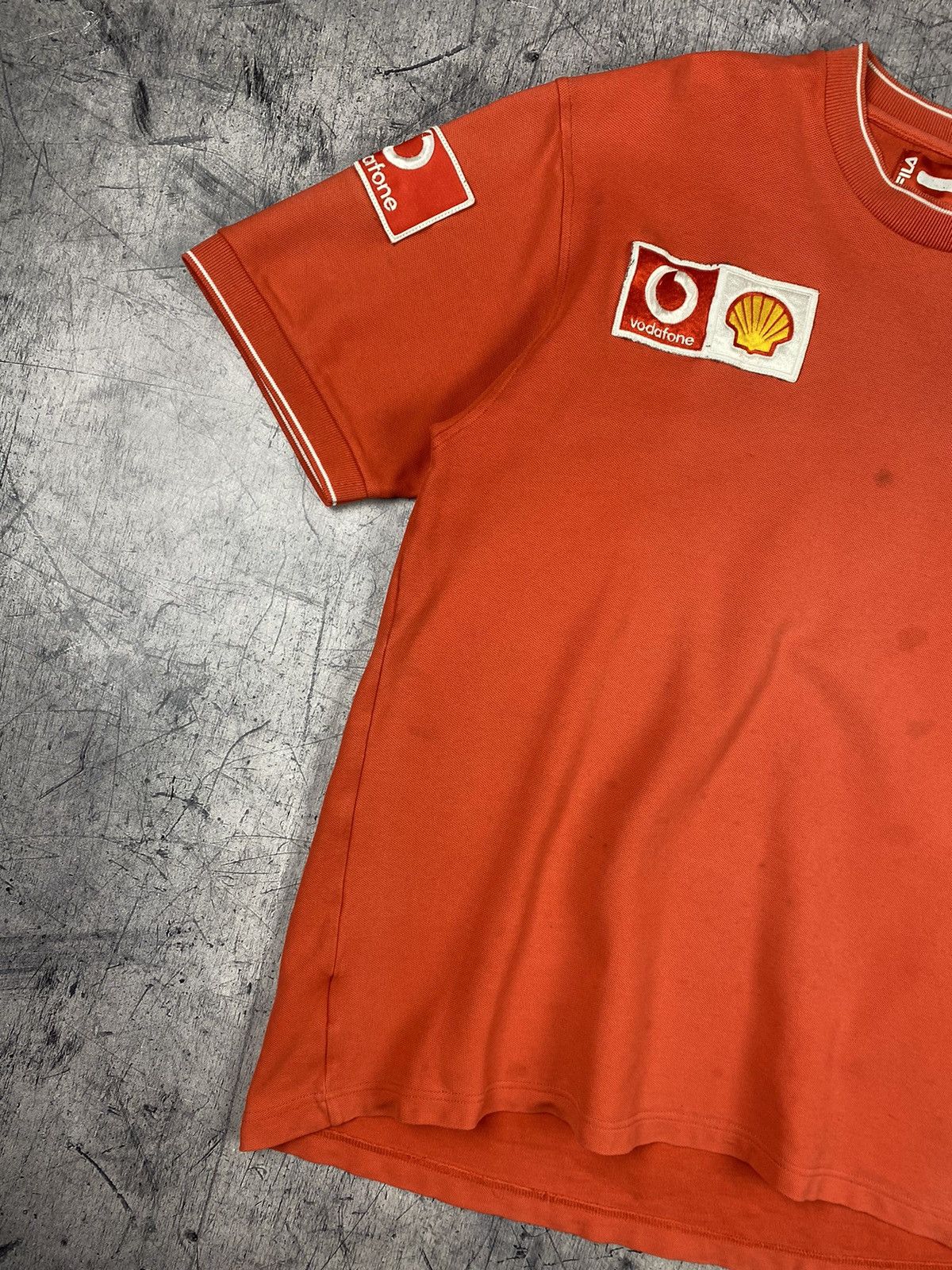Ferrari × Fila × Vintage Vintage Ferrari Fila F1 Racing Shell Team T shirt Size US XL / EU 56 / 4 - 3 Thumbnail