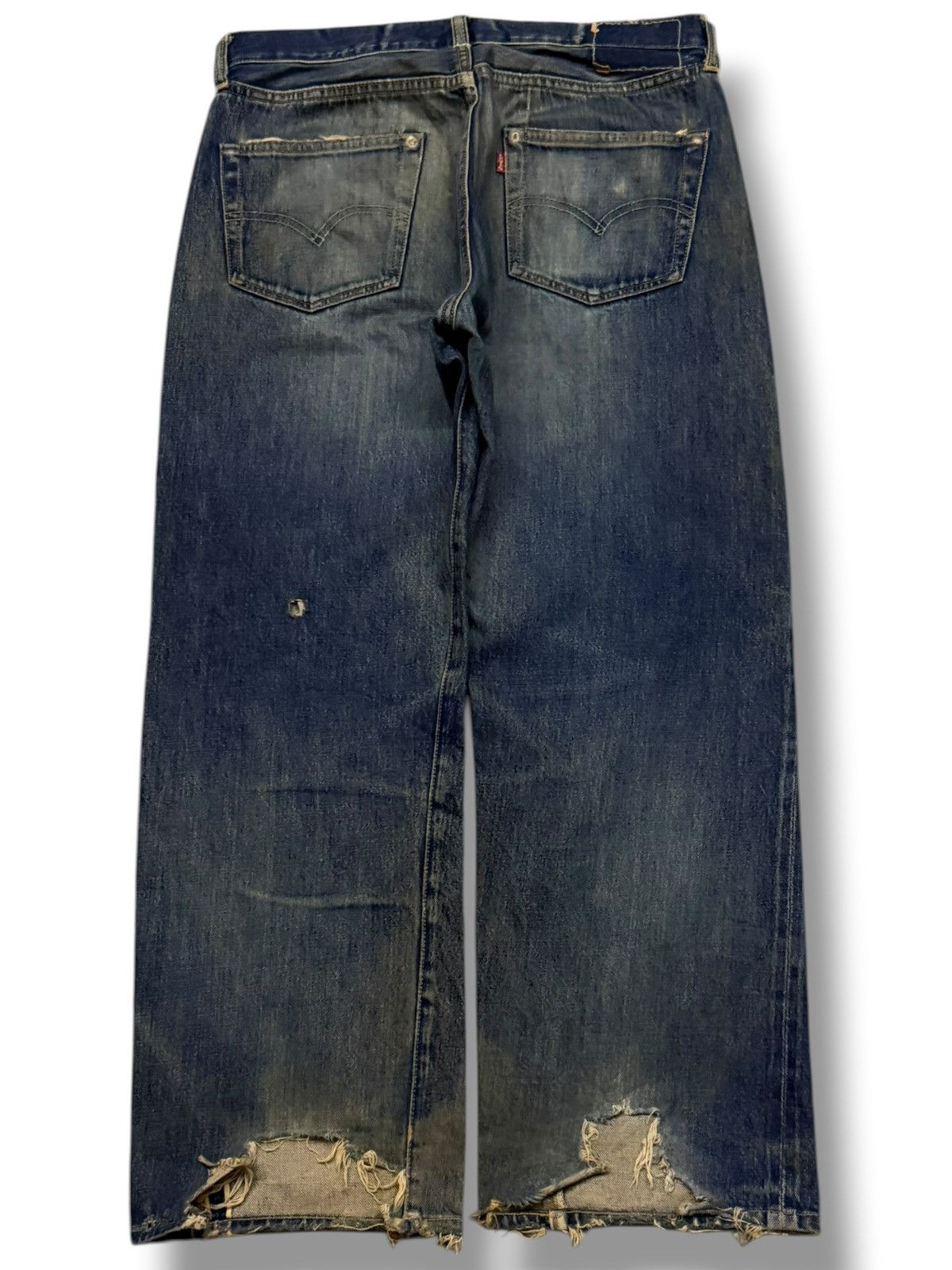 Levi's Vintage Clothing Vintage 00s Levi’s 501 Selvedge Big E USA Made 555 | W32 Size US 32 / EU 48 - 3 Thumbnail