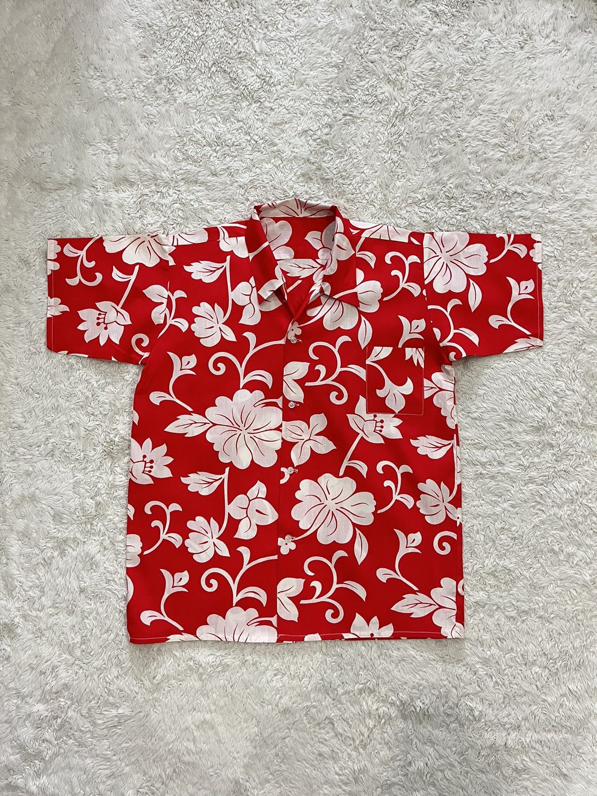 Vintage vintage 70's 80's hibiscus hawaiian selvedge shirt Size US M / EU 48-50 / 2 - 1 Thumbnail