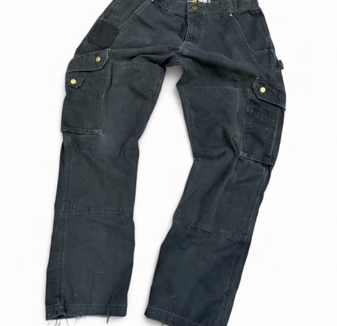Carhartt Thrashed Carhartt Vintage Distressed Cargo Pants 34x32 Size US 34 / EU 50 - 2 Thumbnail