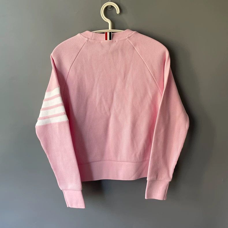 Thom Browne Thom Browne Pink round neck hoodie Size S / US 4 / IT 40 - 2 Thumbnail