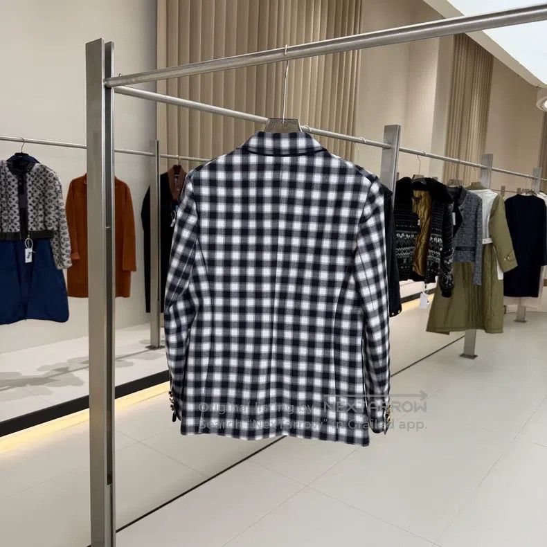 Louis Vuitton Louis Vuitton Plaid single-breasted blazer Size XS / US 0-2 / IT 36-38 - 2 Thumbnail