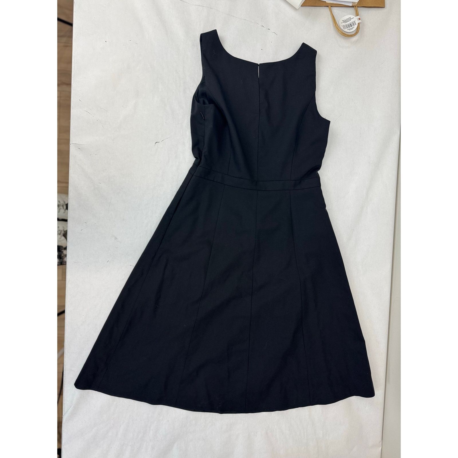 J.Crew Wool J.Crew Dress Professional Black A-Line Sleeveless - 6 Size M / US 6-8 / IT 42-44 - 2 Thumbnail