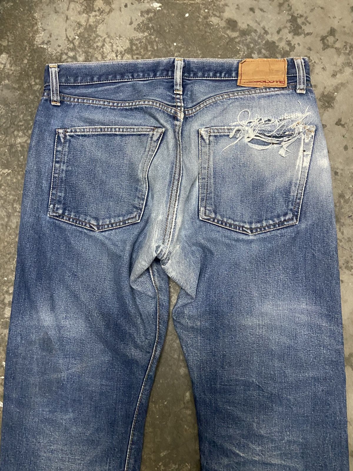 RESOLUTE Final Drop 💥💥 Resolute Distressed Selvedge Denim Size US 34 / EU 50 - 16 Thumbnail