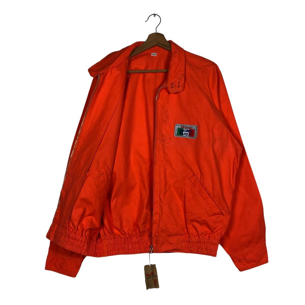 Japanese Brand 🔥VINTAGE BOMBER JACKET MILANO MAGNETI MARELLI BIG LOGO Size US L / EU 52-54 / 3 - 13 Thumbnail