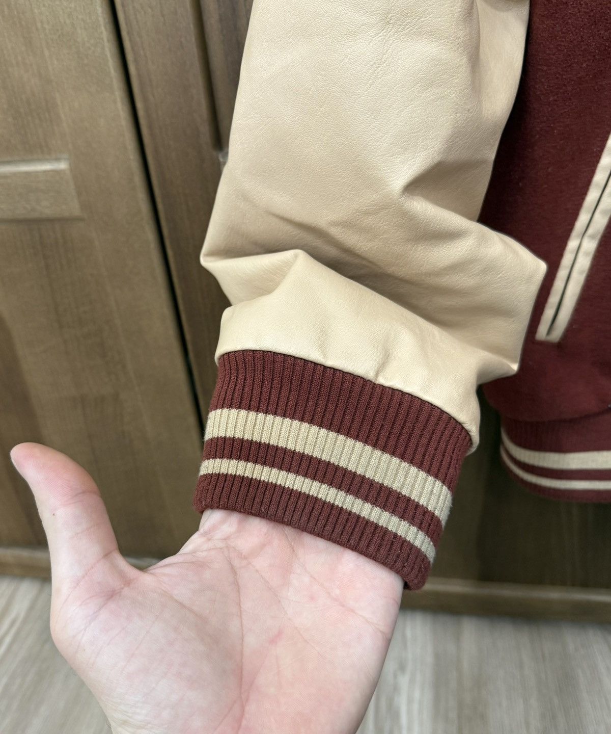 Karl Kani Karl Kani Cherry Bomber Wool Varsity Jacket Embroidered Logo Size US M / EU 48-50 / 2 - 3 Thumbnail