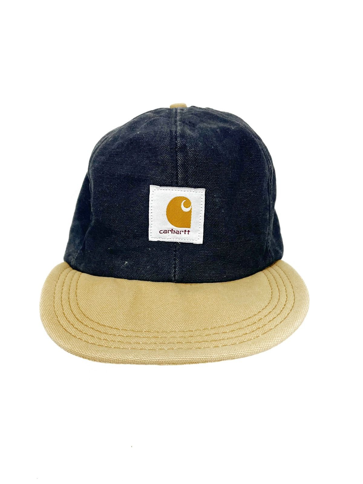 Carhartt × Vintage Vintage Rare Carhartt Denim Jeans Cap Made In USA Size XL Size ONE SIZE - 1 Thumbnail