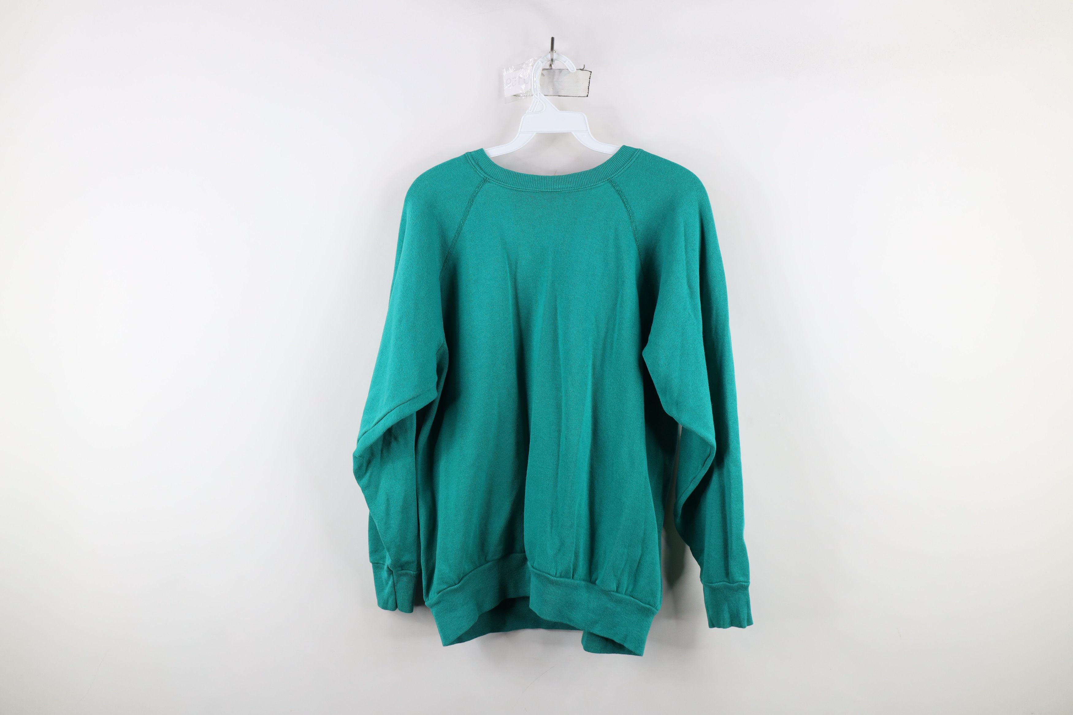 Vintage Vintage 70s 80s Streetwear Music Piano Sweatshirt Teal USA Size L / US 10 / IT 46 - 11 Thumbnail