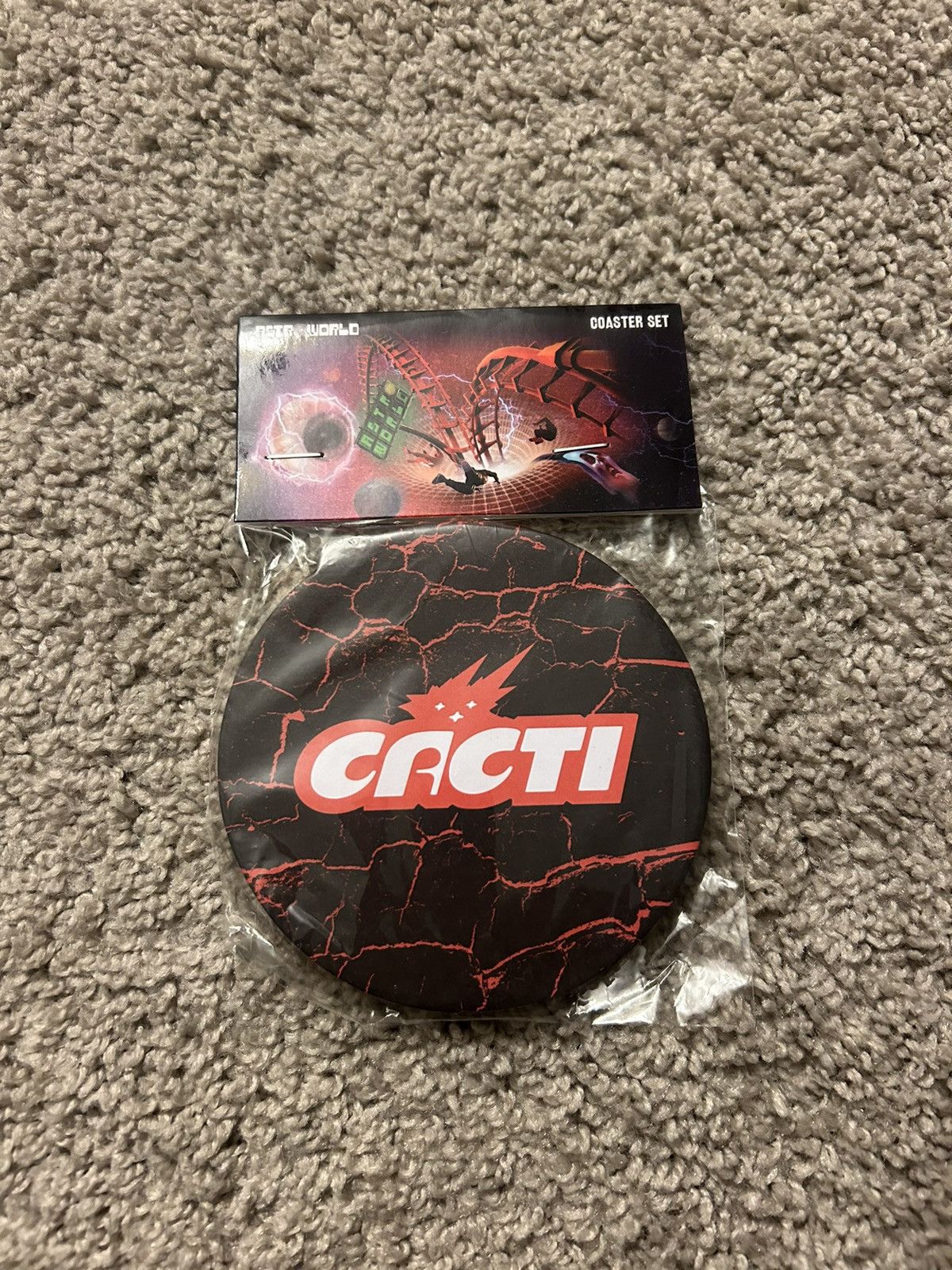 Travis Scott Travis Scott Astroworld Coaster Set Size ONE SIZE - 1 Thumbnail