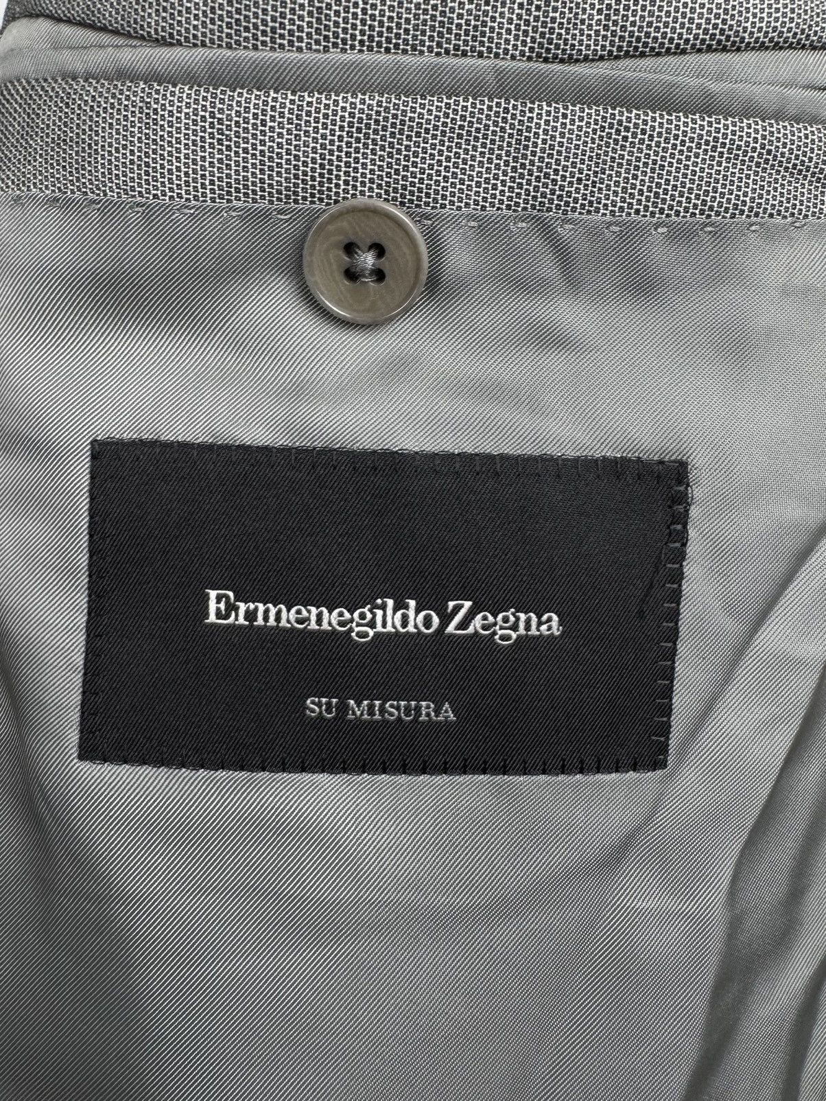 Ermenegildo Zegna Ermenegildo Zegna Trofeo silk double breasted blazer coat Size 42R - 12 Thumbnail