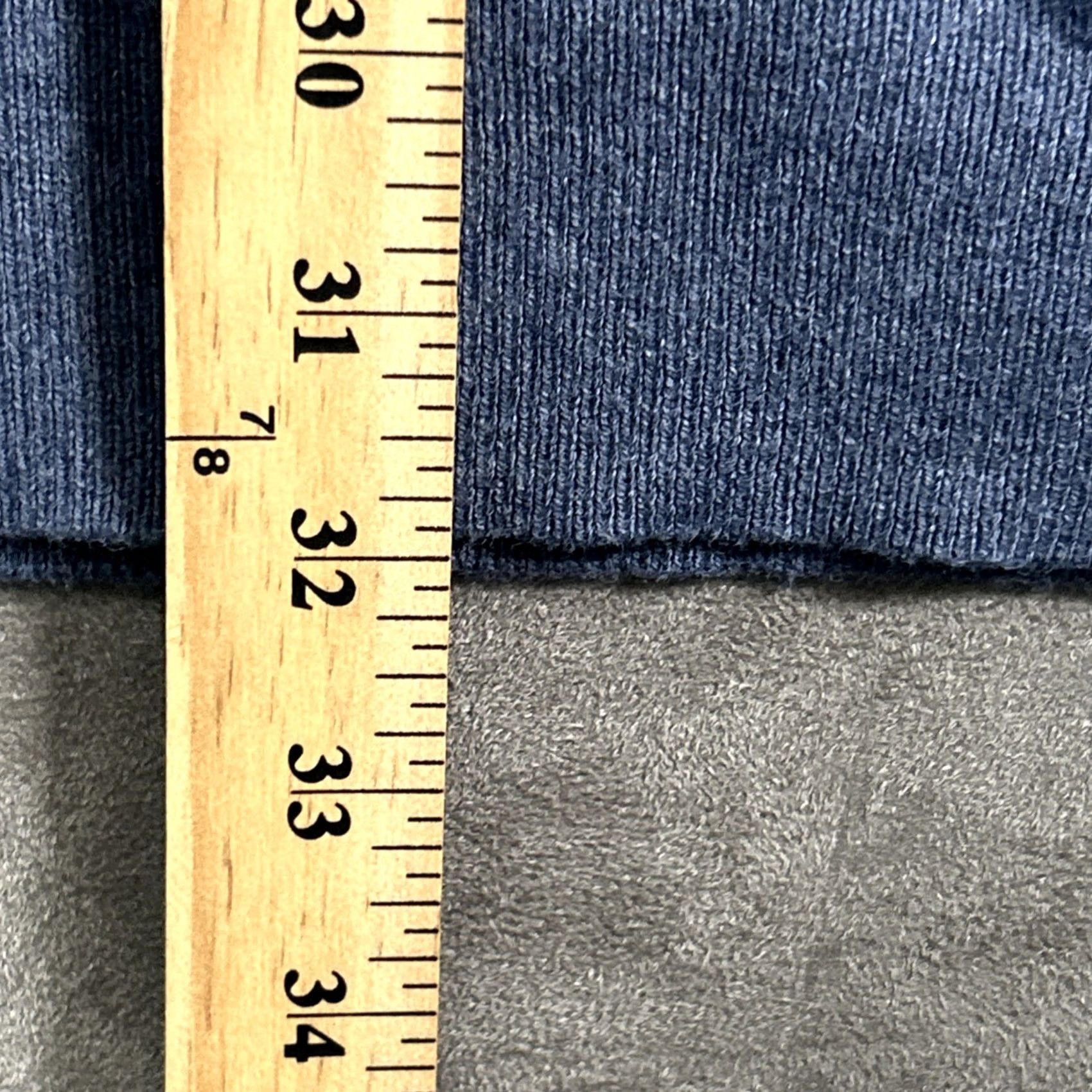 Vintage LL Bean Mens V-Neck Sweater XXL Tall Indigo Cotton Cashmere Pullover Business Casual Travel Size US XXL / EU 58 / 5 - 5 Thumbnail