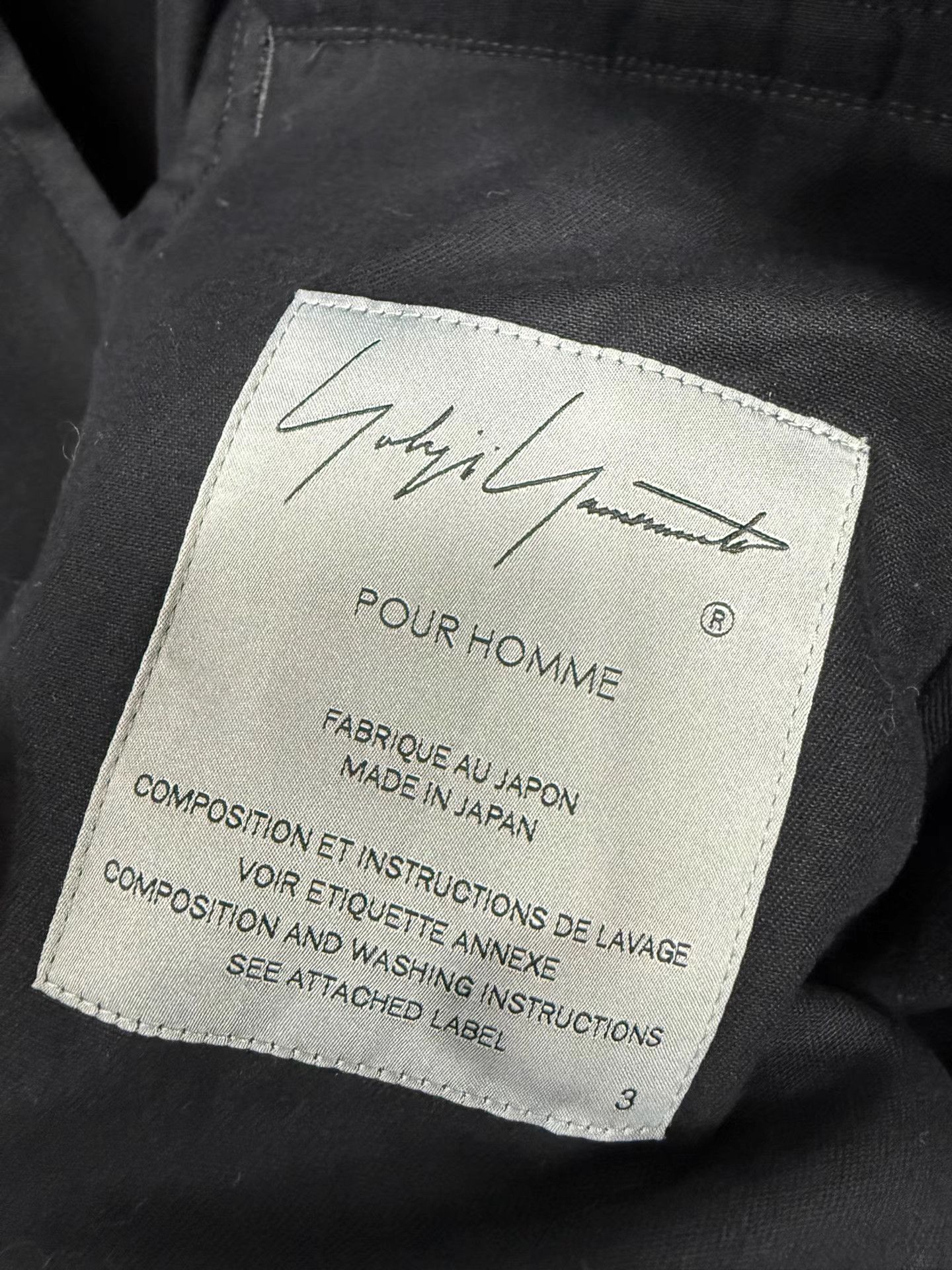 Yohji Yamamoto Yohji Yamamoto Pour Homme 6.1 the man Relaxed Fit Jacket K20 Size US L / EU 52-54 / 3 - 7 Thumbnail