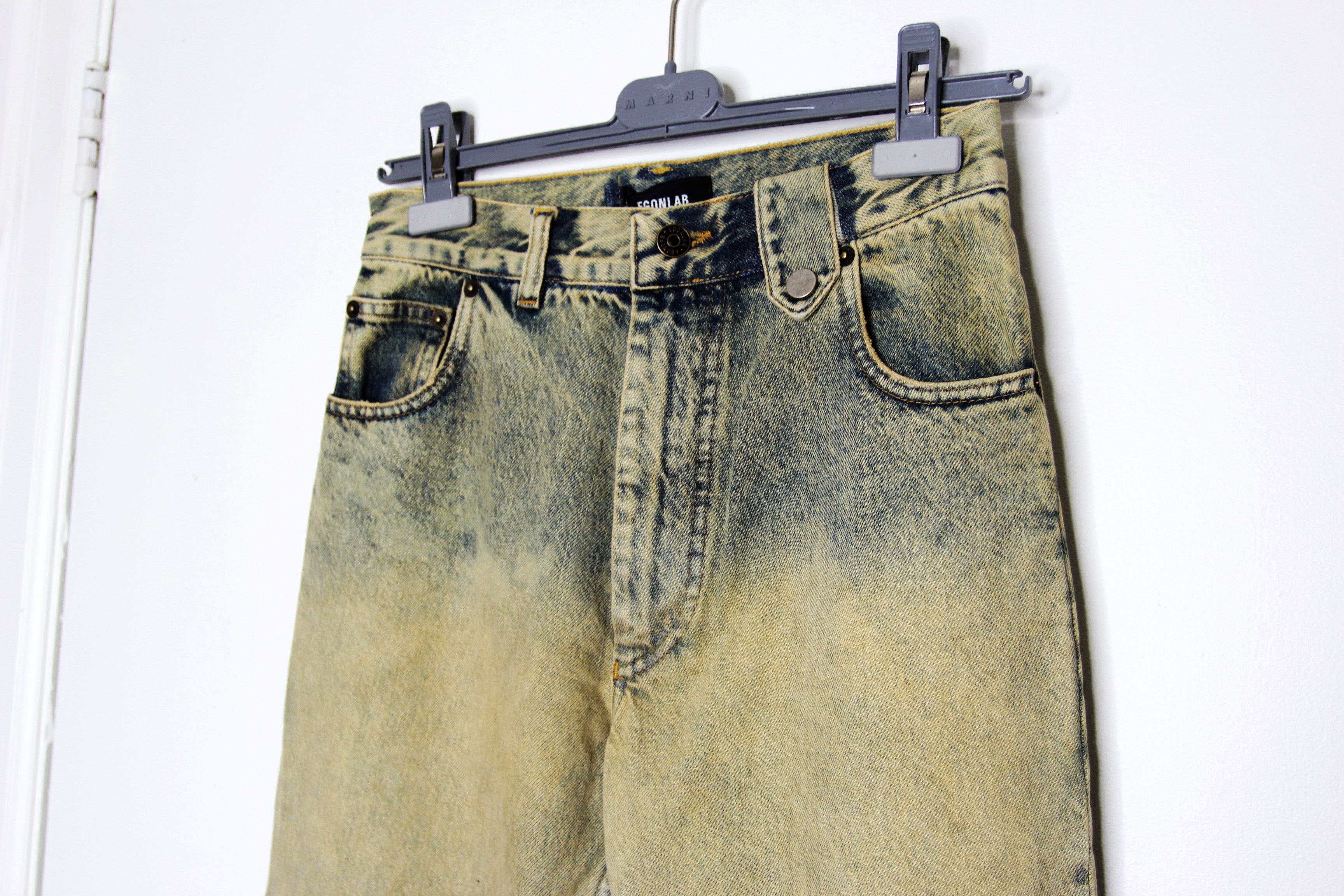 Egon Lab BNWT SS24 EGONLAB FLARED FADED JEANS S Size US 30 / EU 46 - 4 Thumbnail