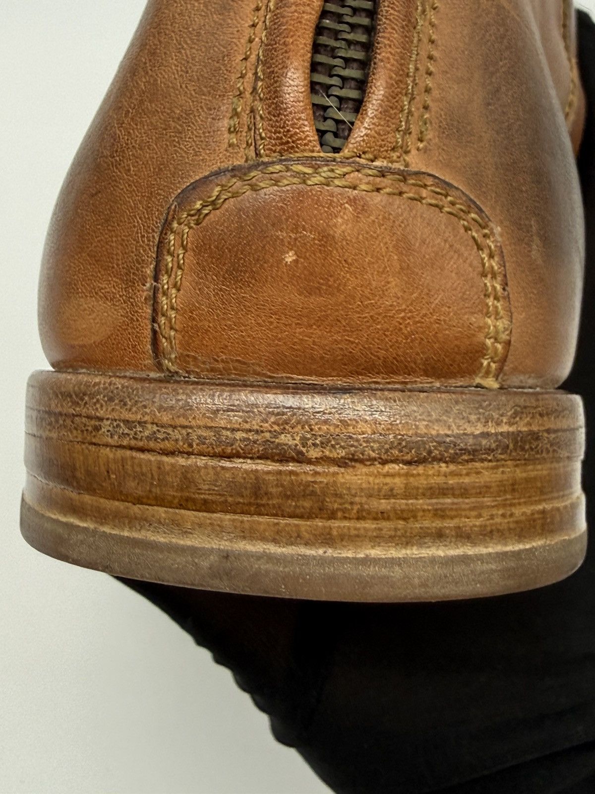 Alexander McQueen Alexander McQueen Tan Leather Knee-High Riding Boots Size US 11 / EU 44 - 14 Thumbnail