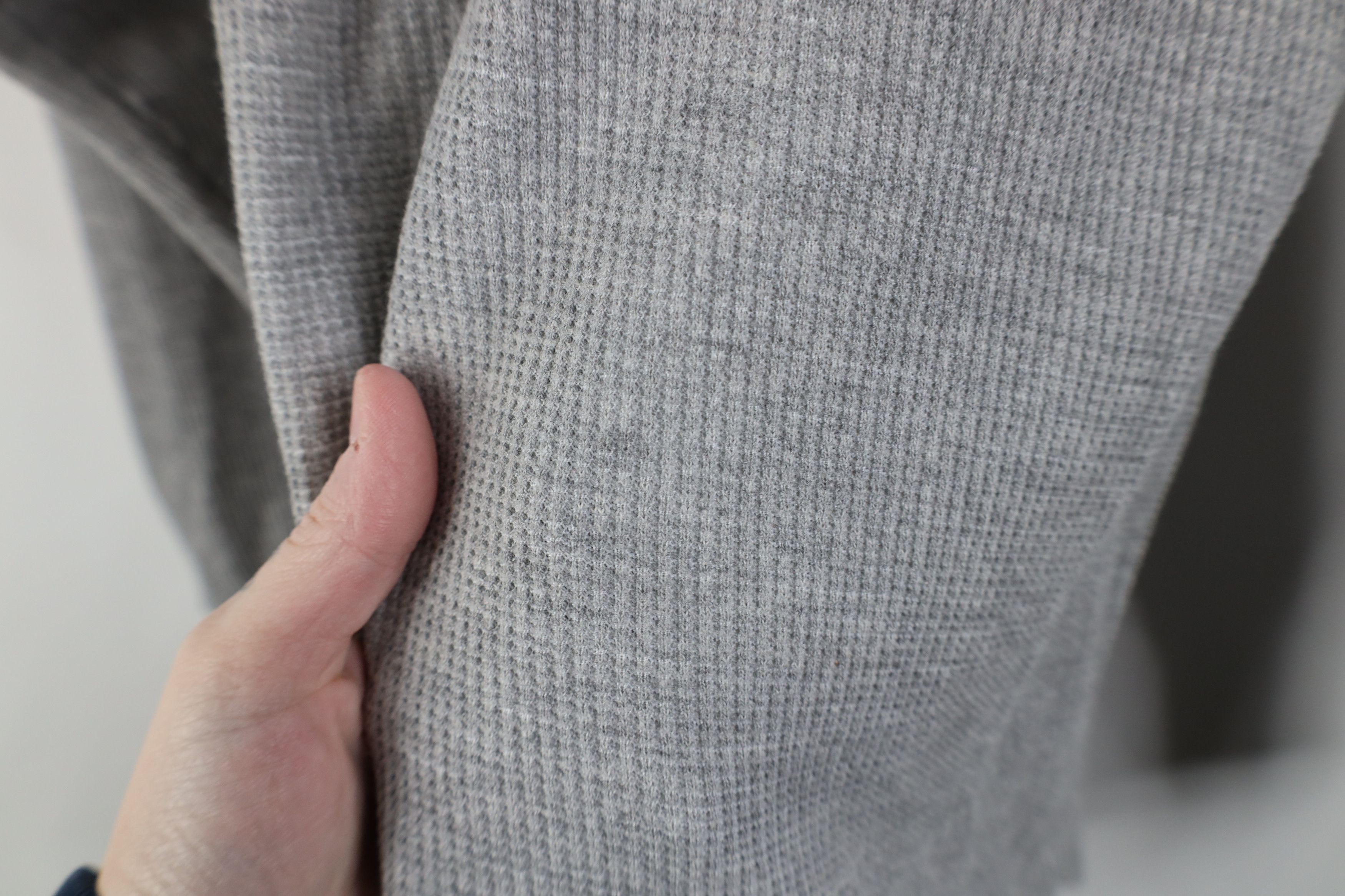 Vintage Vintage 90s Streetwear Waffle Knit Long Sleeve T-Shirt Size US XXL / EU 58 / 5 - 5 Thumbnail