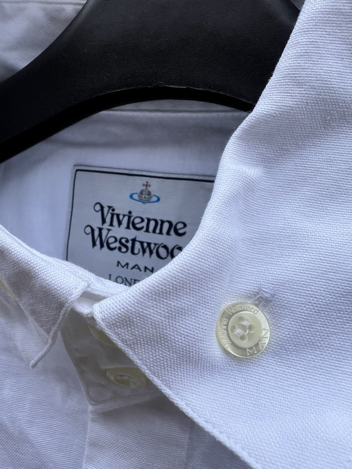 Vivienne Westwood Vivienne Westwood Orb White Shirt Size US L / EU 52-54 / 3 - 8 Thumbnail