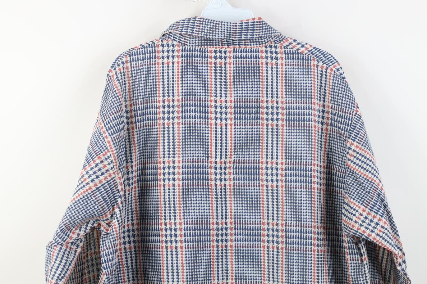 Vintage Vintage 70s Streetwear Plaid Lab Coat Button Jacket USA Size US XL / EU 56 / 4 - 13 Thumbnail