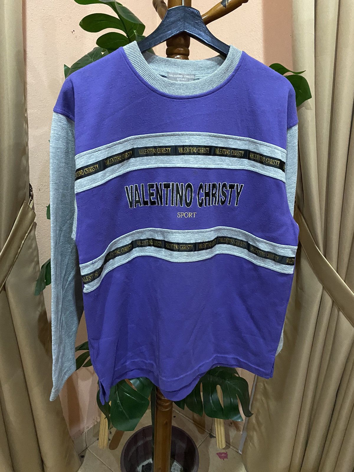 Other Valentino Christy Sport Sweater Vintage Parisian Streetwear Size US L / EU 52-54 / 3 - 3 Thumbnail