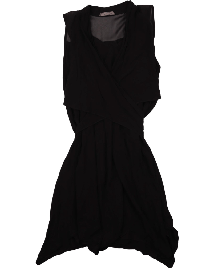 Allsaints Women's Allsaints Black Sleeveless Asymmetrical Dress Size M Size M / US 6-8 / IT 42-44 - 1 Thumbnail