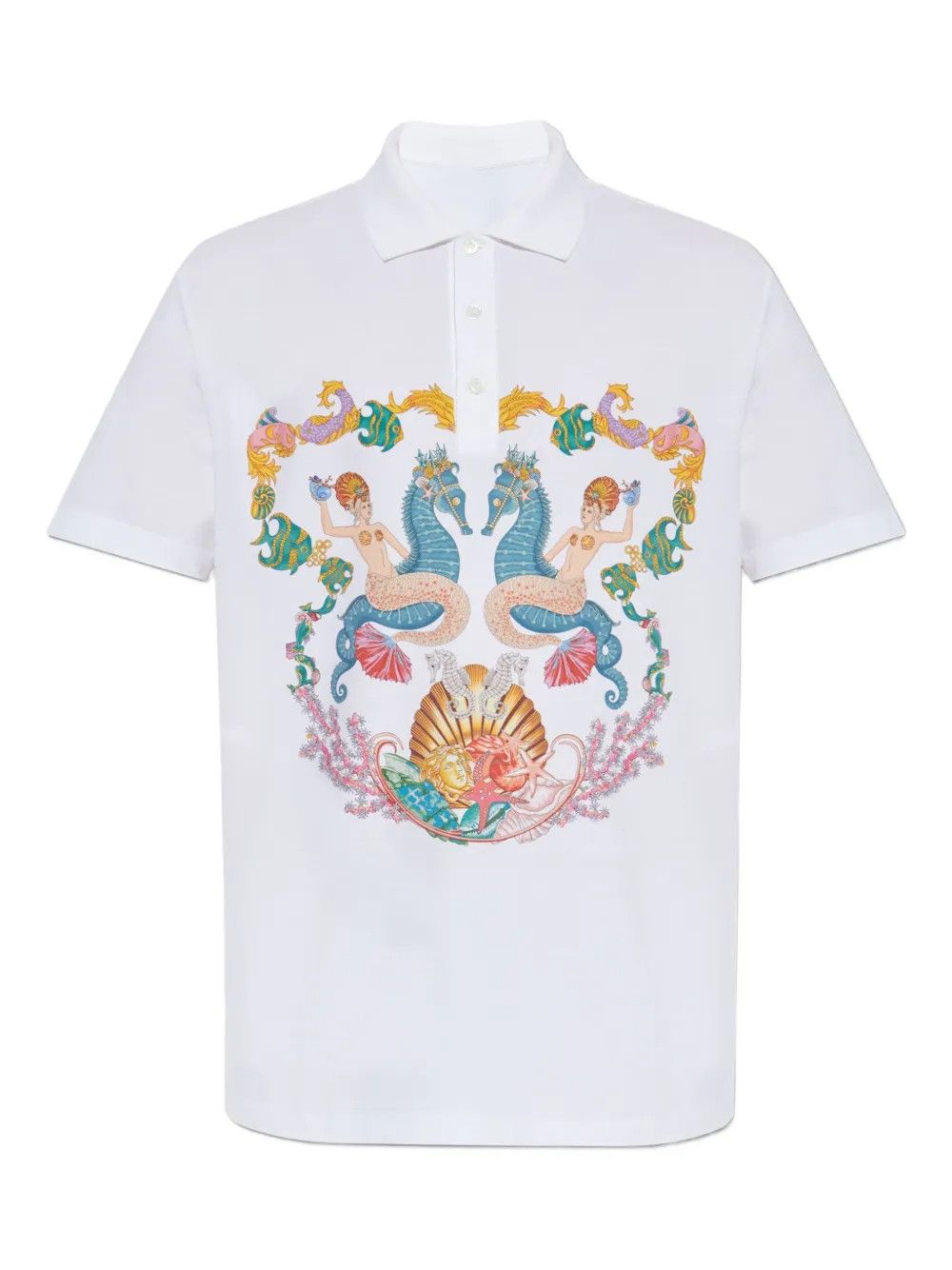 Designer Classic White Men's Polo Shirt Size US S / EU 44-46 / 1 - 3 Thumbnail
