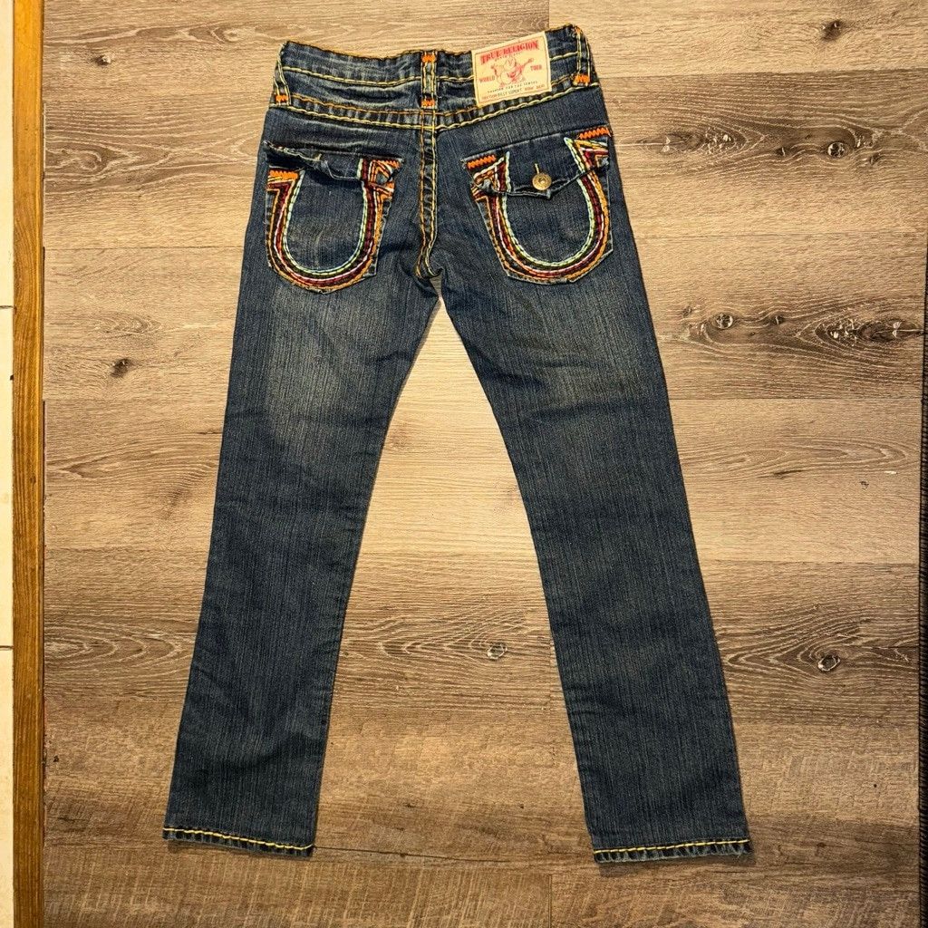 True Religion True Religion Billy Supert Straight Leg Jeans Size 26 Size 26" / US 2 / IT 38 - 2 Thumbnail