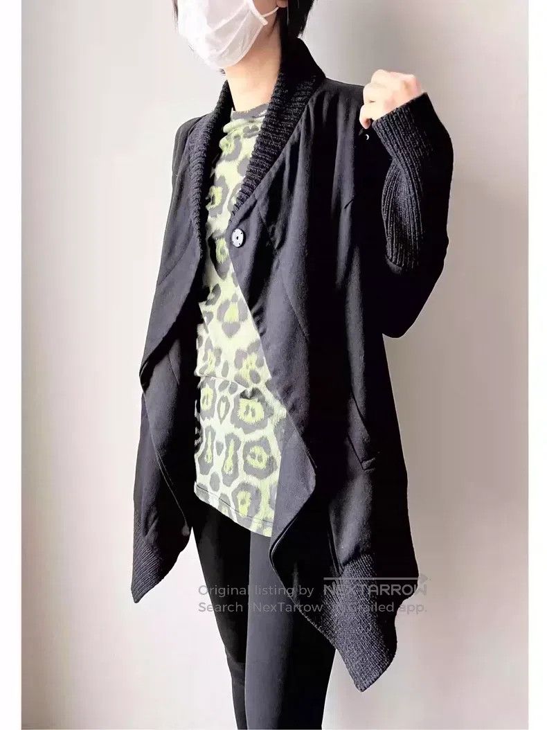Ann Demeulemeester Ann Demeulemeester Size S wool collared outerwear for wome Size S / US 4 / IT 40 - 1 Thumbnail