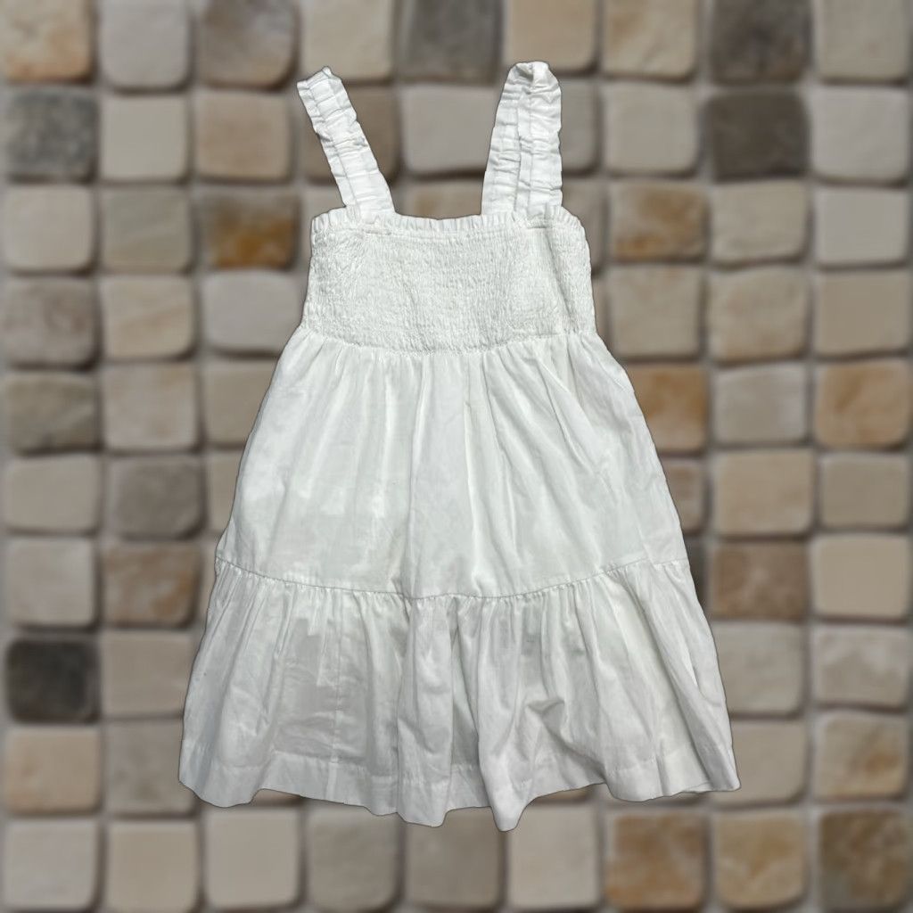 Abercrombie & Fitch Abercrombie & Fitch Dress Womens Large White Blouson Size L / US 10 / IT 46 - 1 Thumbnail
