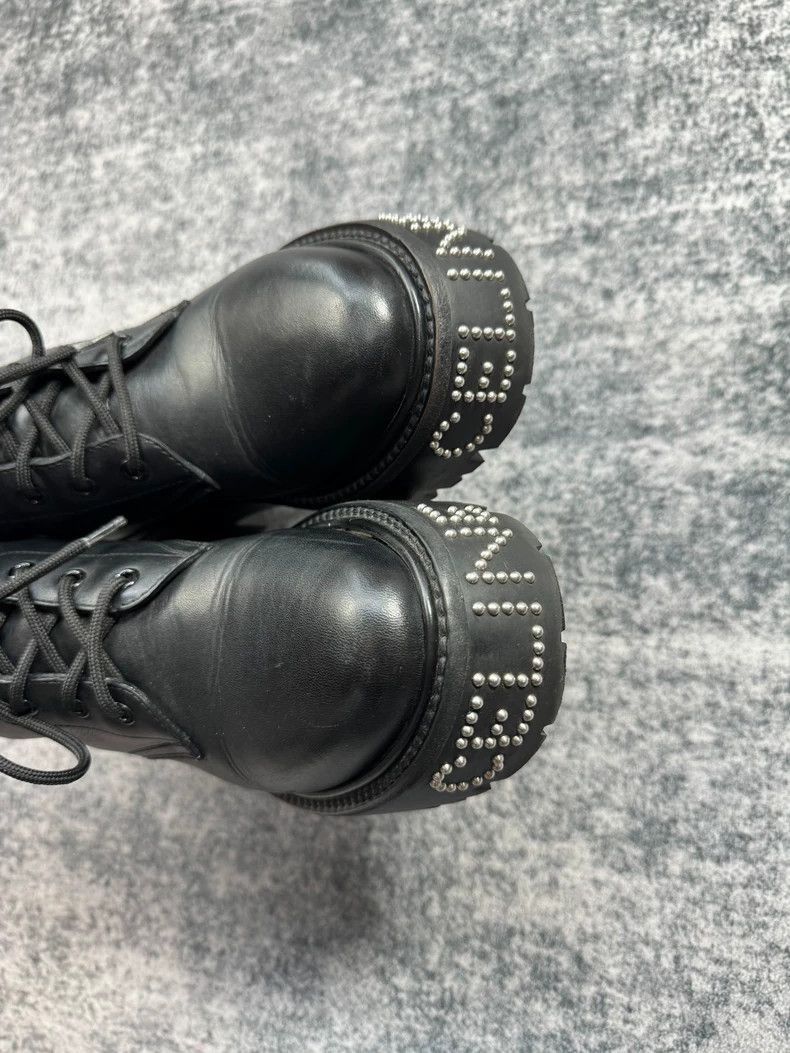 Celine Celine Black Studded Logo Women's Boots Size US 6 / EU 39 - 4 Thumbnail