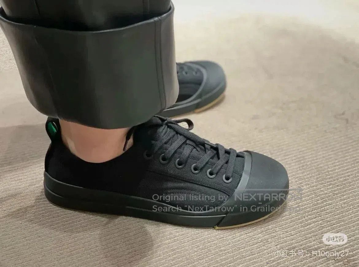 Bvlgari BV Vulcan Black Canvas Mickey Casual Shoes. Size US 7 / IT 37 - 4 Thumbnail