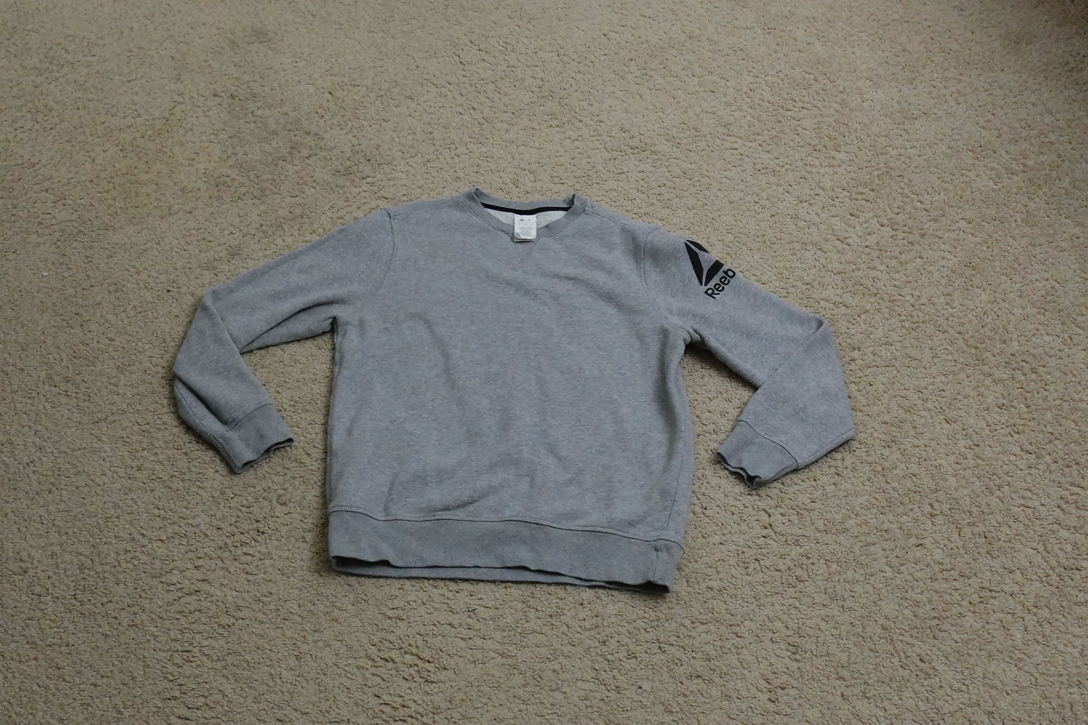 Reebok Medium - Reebok Grey Crewneck Sweatshirt Workout Wear Size US M / EU 48-50 / 2 - 2 Thumbnail