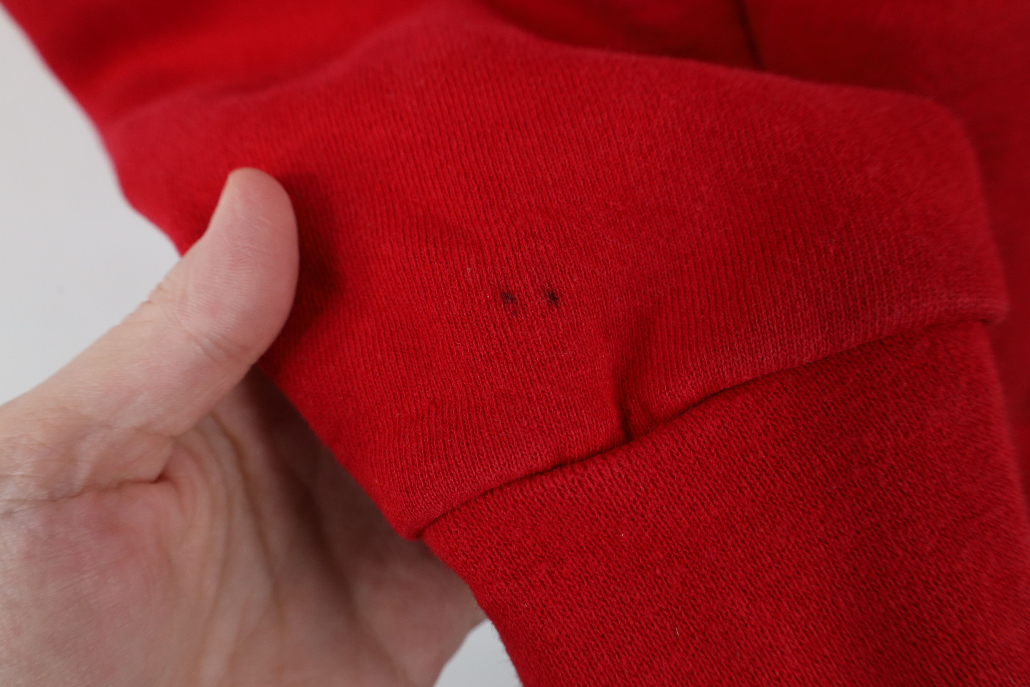 Vintage Vintage 90s Streetwear Heavyweight Crewneck Sweatshirt Red Size US L / EU 52-54 / 3 - 5 Thumbnail