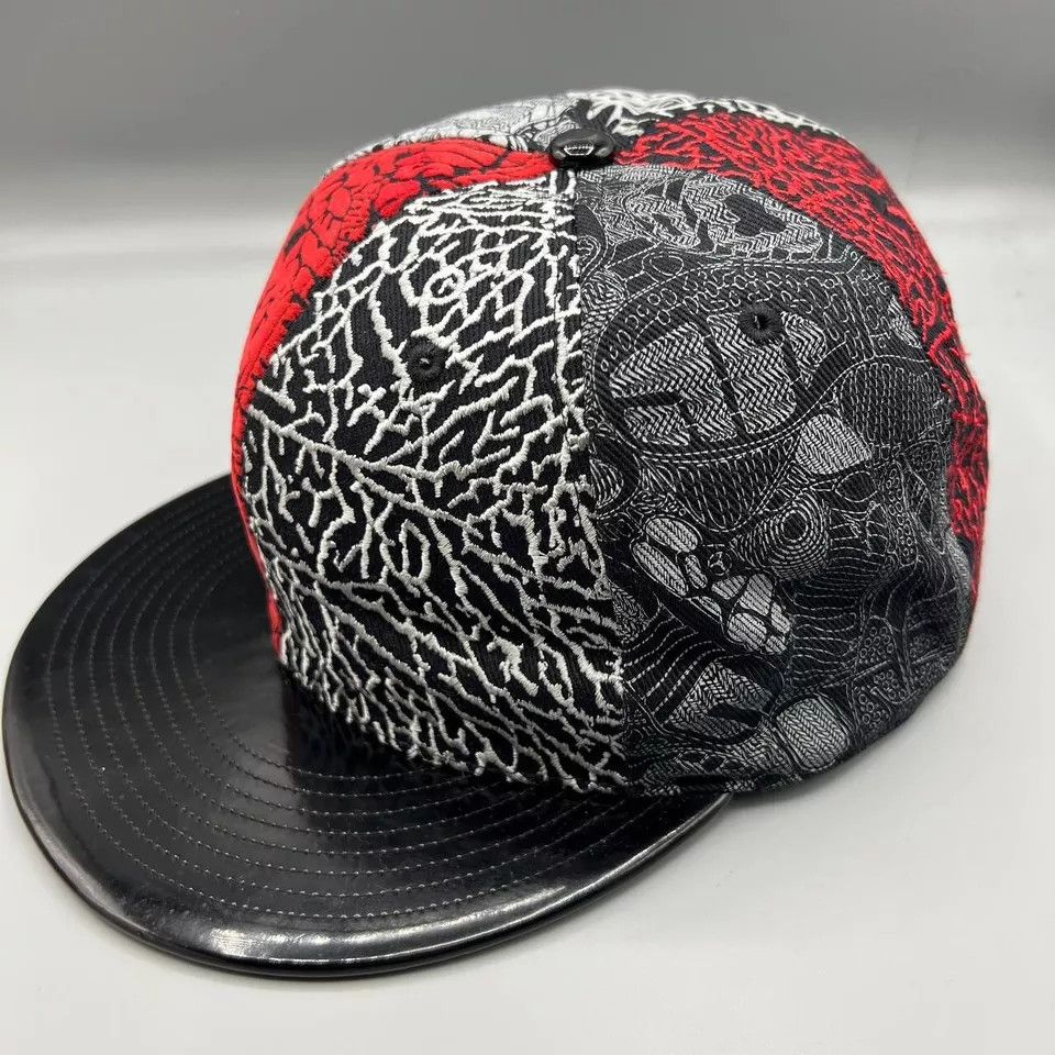 Jordan Brand Air Jordan 8 Hat Men 7 3/8 Multi-Color Pattern Fitted Cap Size ONE SIZE - 2 Thumbnail