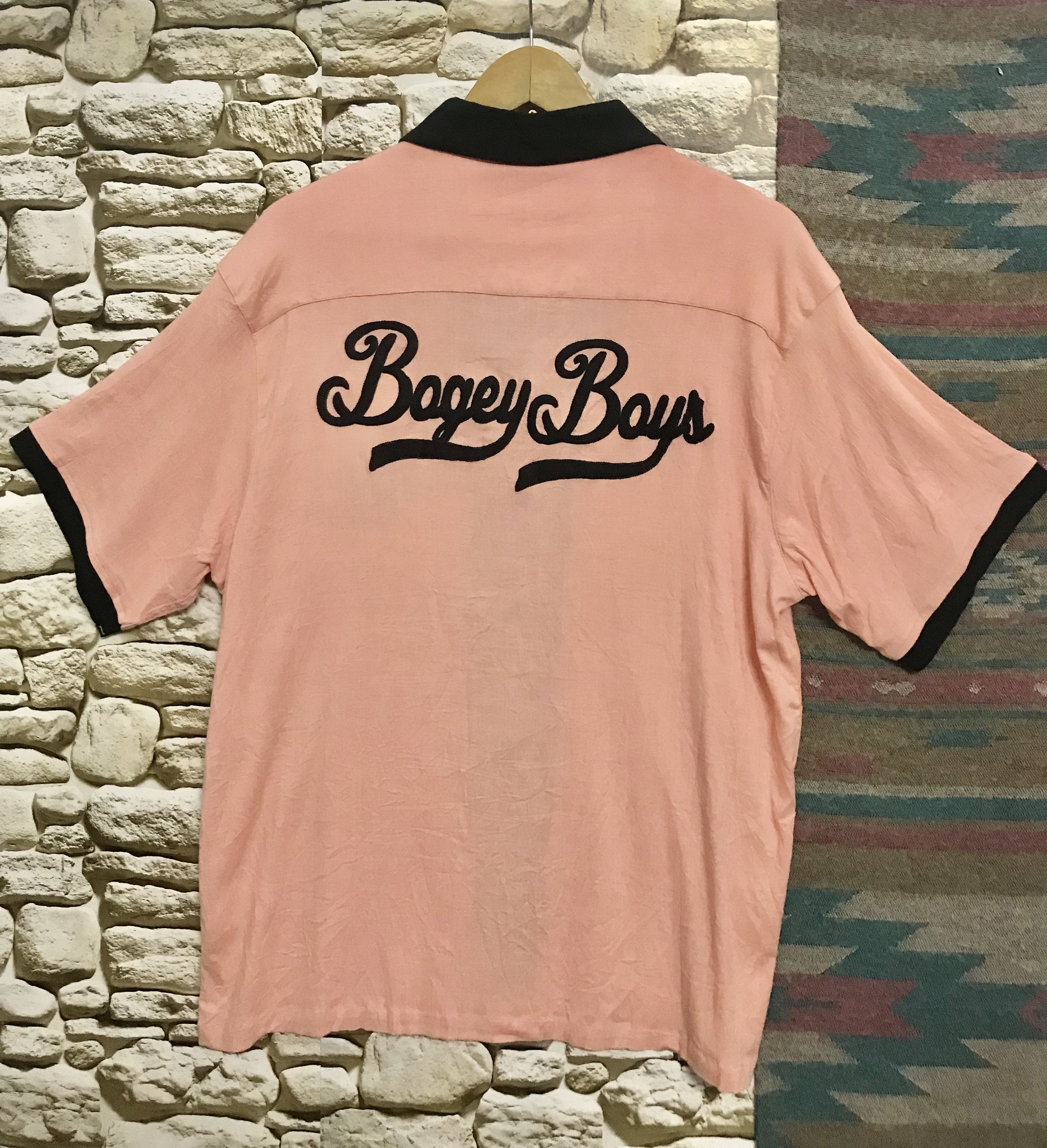 Japanese Brand Rockabilly Bowling Shirt Bogey Boys Rayon Shirt Size US M / EU 48-50 / 2 - 2 Thumbnail