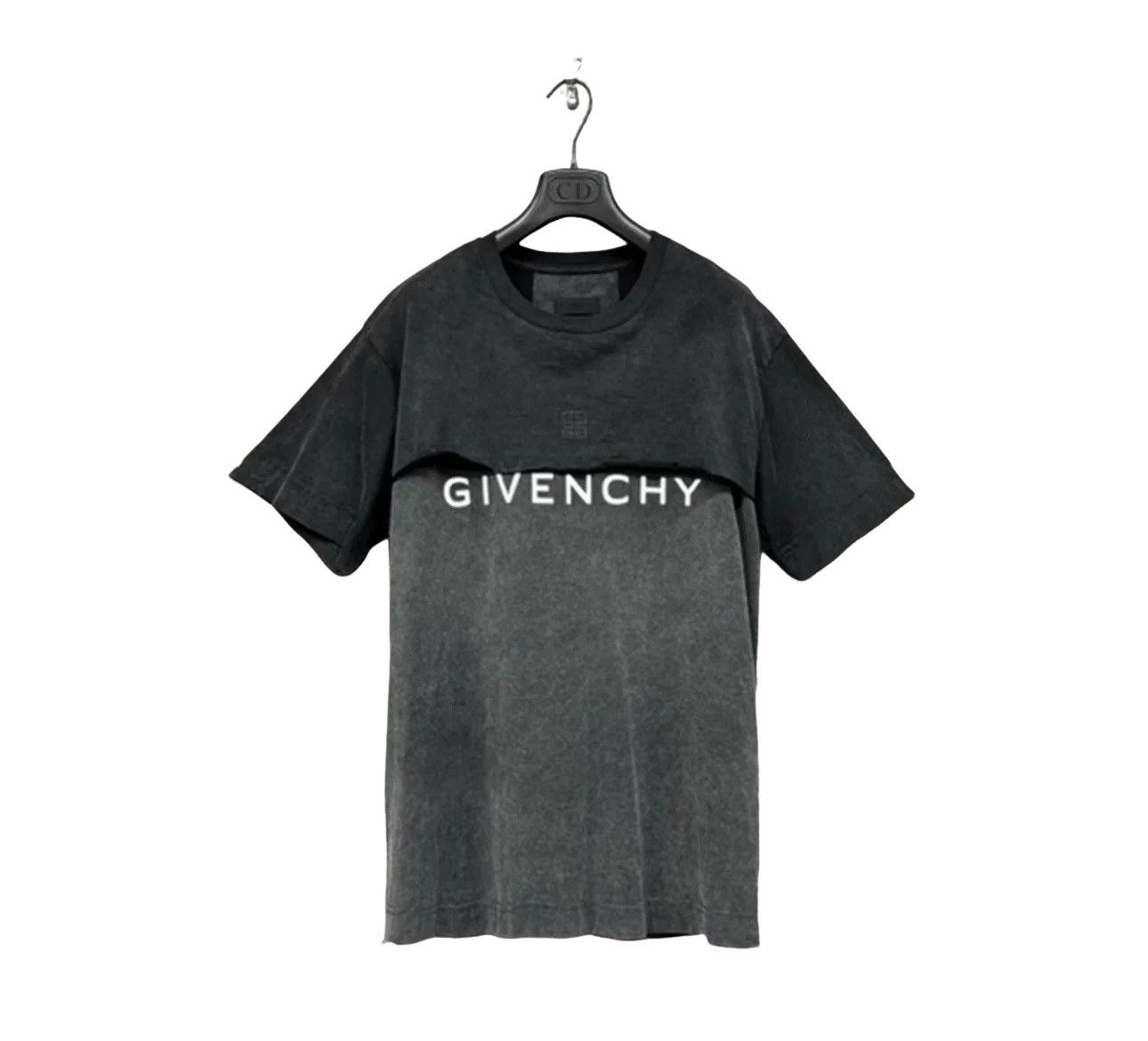 Givenchy Givenchy Layered Logo Washed T-Shirt Size S Size US S / EU 44-46 / 1 - 1 Thumbnail