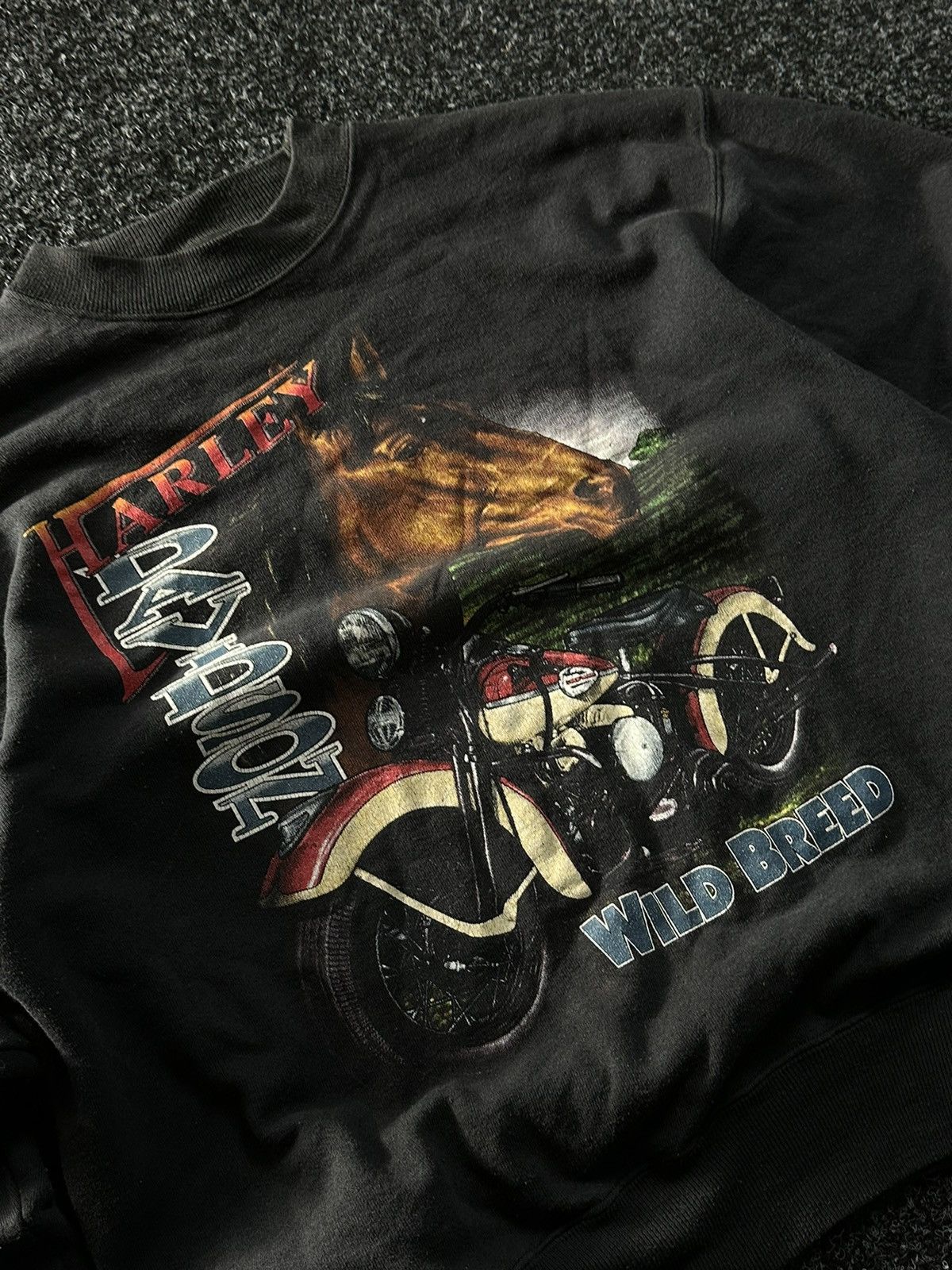 Harley Davidson × Vintage HARLEY DAVIDSON Vintage 1994 Wild Breed Trinity Products 3D Size US L / EU 52-54 / 3 - 3 Thumbnail