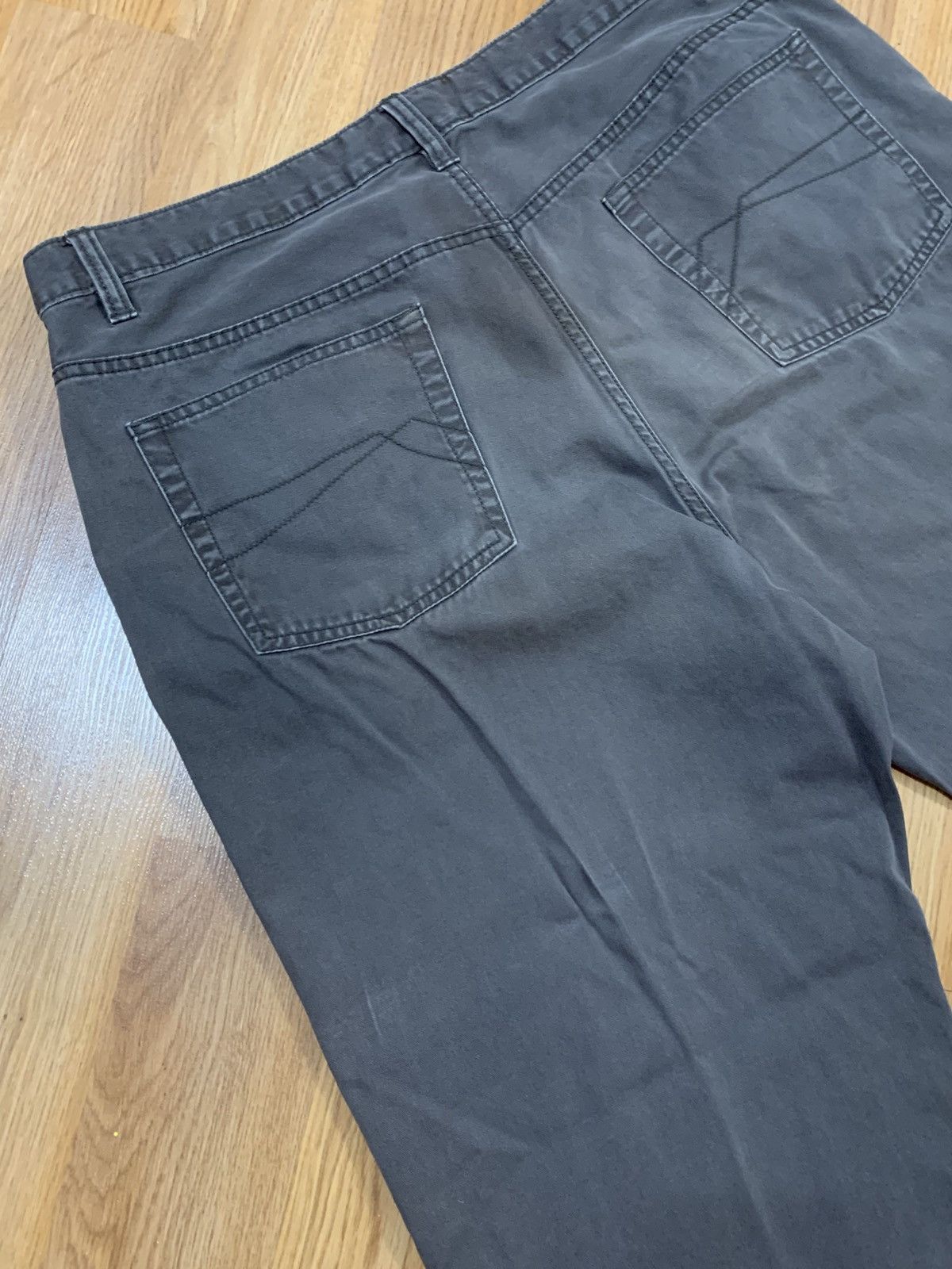 Van Heusen × Vintage 36x29- Van Heusen 5-Pocket Faded Baggy Jean Pants (Grey) Size US 36 / EU 52 - 17 Thumbnail