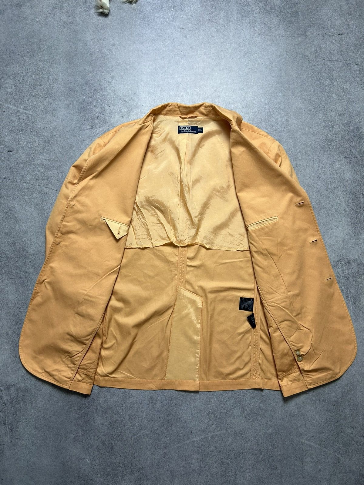 Polo Ralph Lauren × Ralph Lauren × Vintage Vintage 90s Polo Ralph Lauren 3 Button 100% Cotton Blazer Size 46R - 4 Thumbnail
