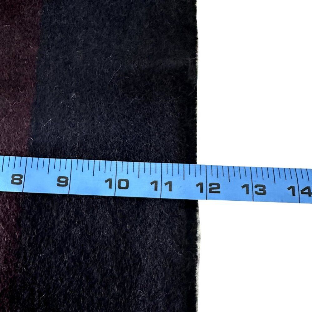 Burberry Burberrys Classic Check Scarf Black 100% Cashmere Unisex Sc Size ONE SIZE - 7 Thumbnail