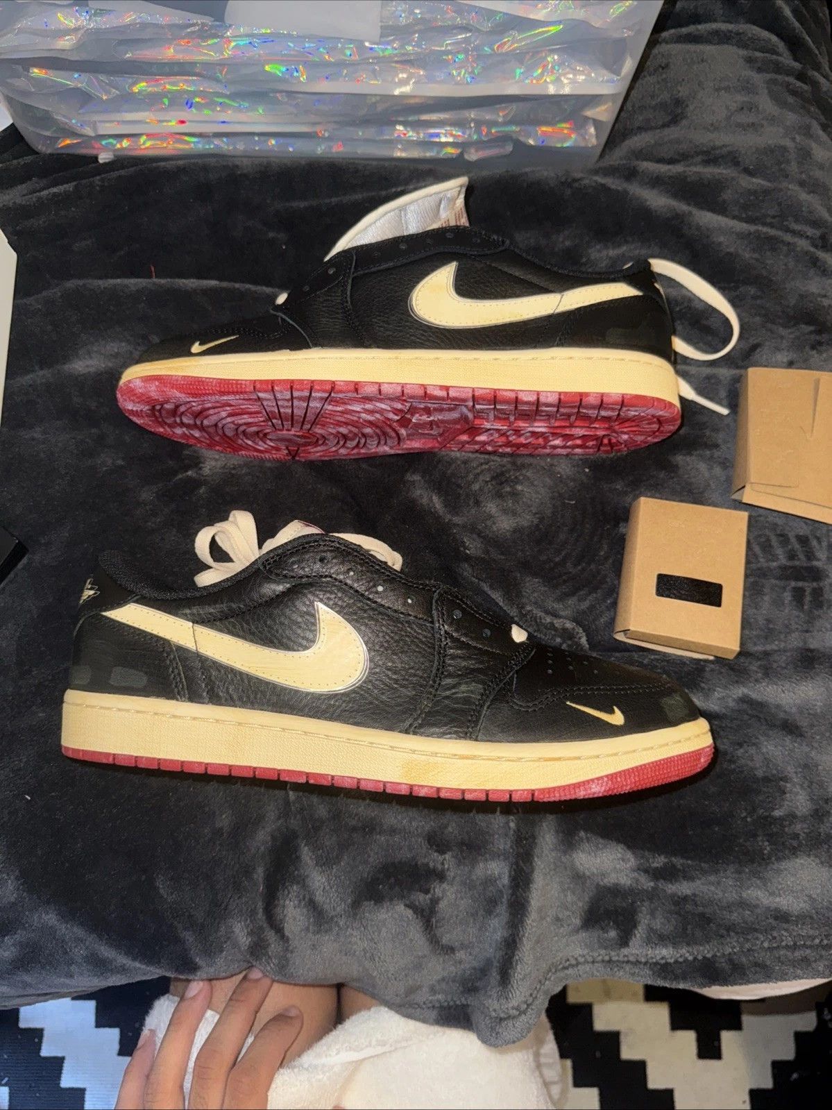 Jordan Brand Nigel Sylvester x Air Jordan 1 OG Low Better With Time Size US 10 / EU 43 - 1 Thumbnail