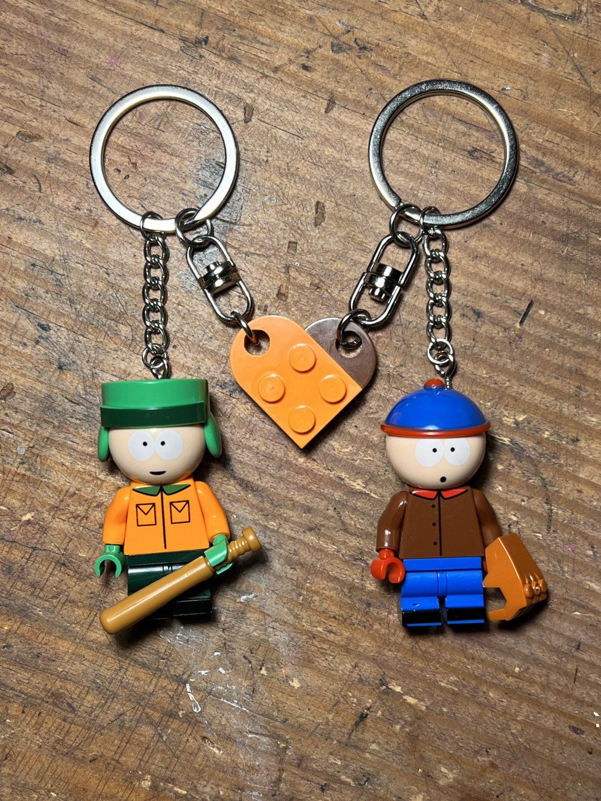 Other South Park kyle stan minifigure keychain matching keyring Size ONE SIZE - 2 Thumbnail